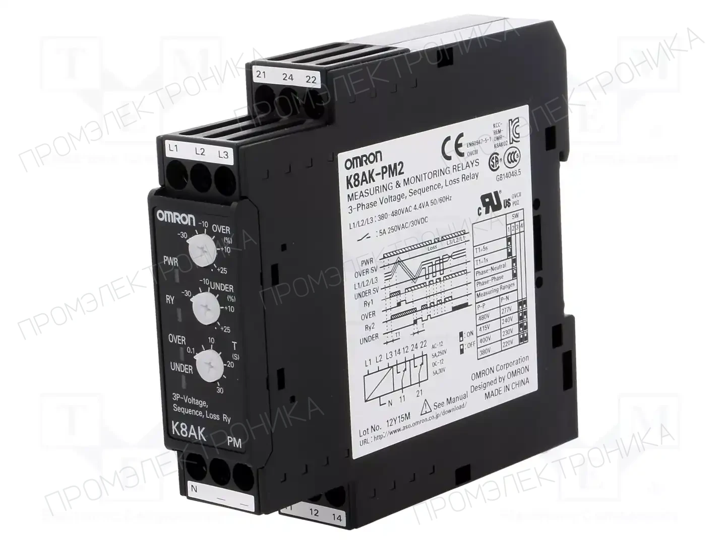 OMRON K8AK-PM2 — Контрольные реле