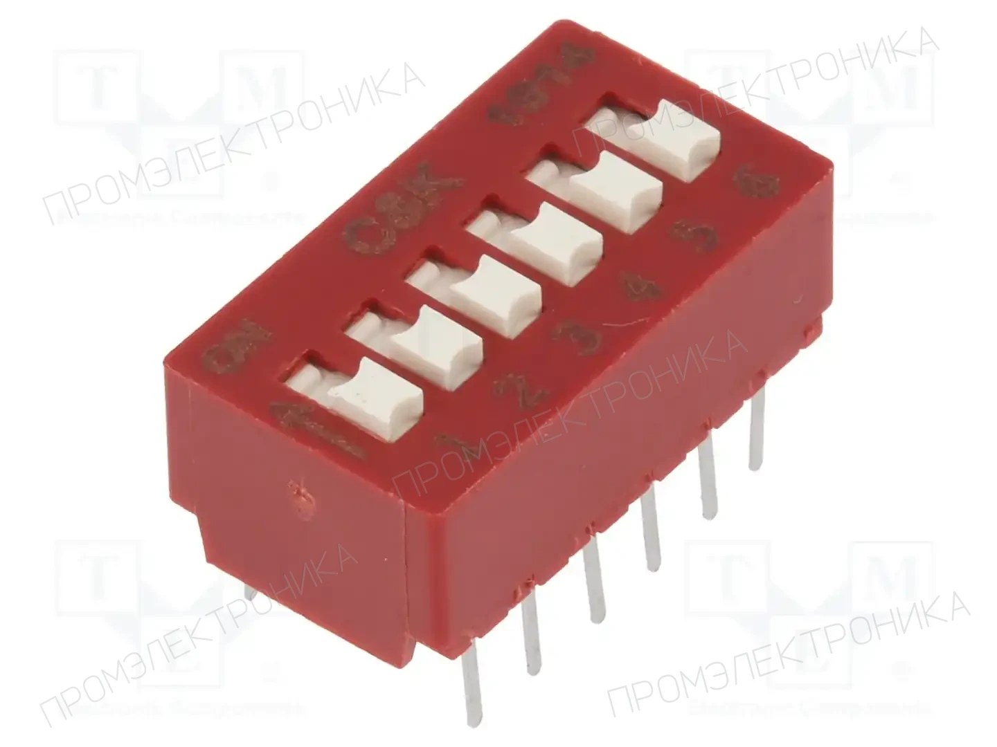 C&K BD06 — Переключатели типа Dip-Switch