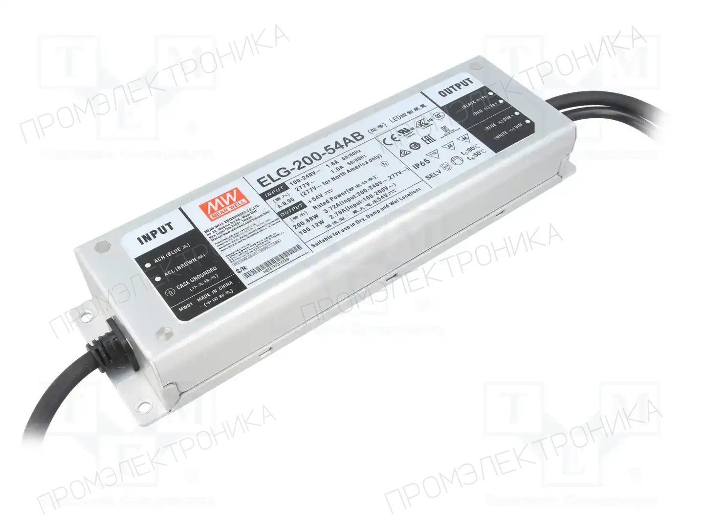 MEAN WELL ELG-200-54AB — Блоки питания для LED