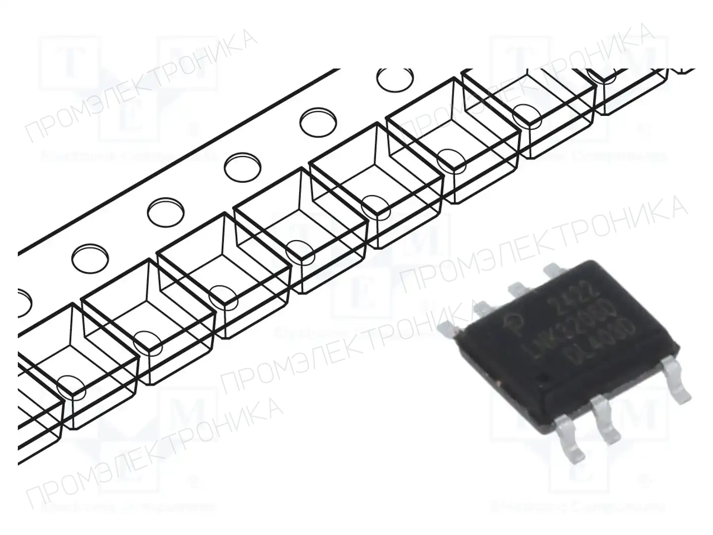 POWER INTEGRATIONS LNK3206D-TL — Регуляторы напряжения - микросхемы DC/DC