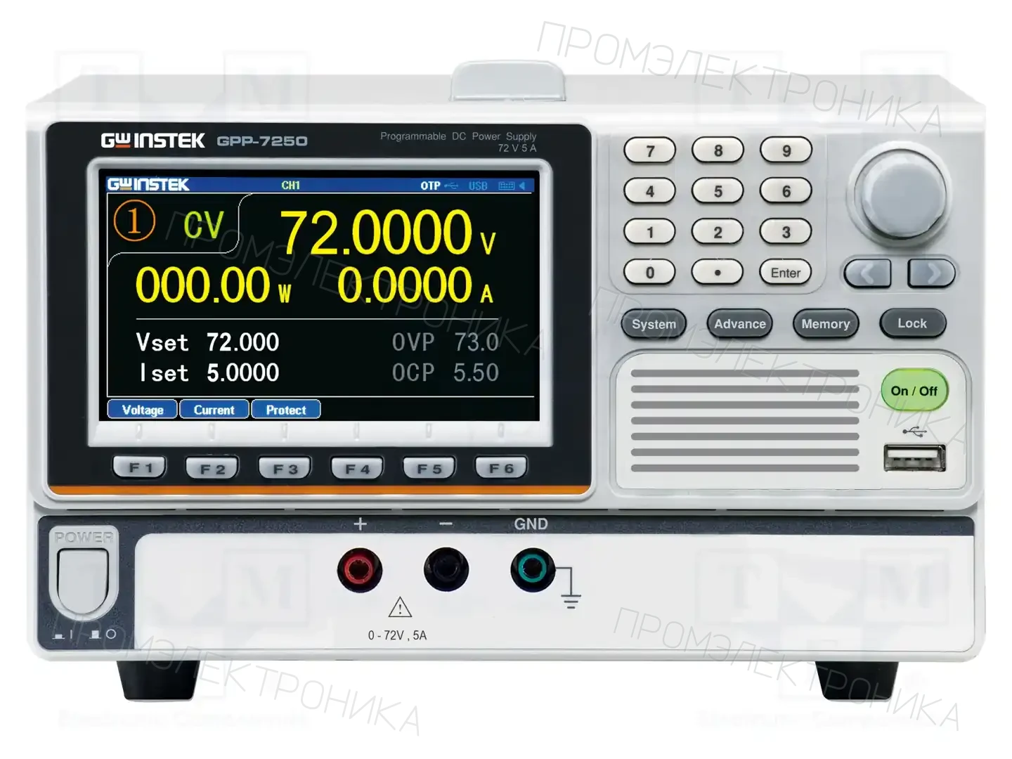GW INSTEK GPP-7250-GPIB — Блоки питания одноканальные