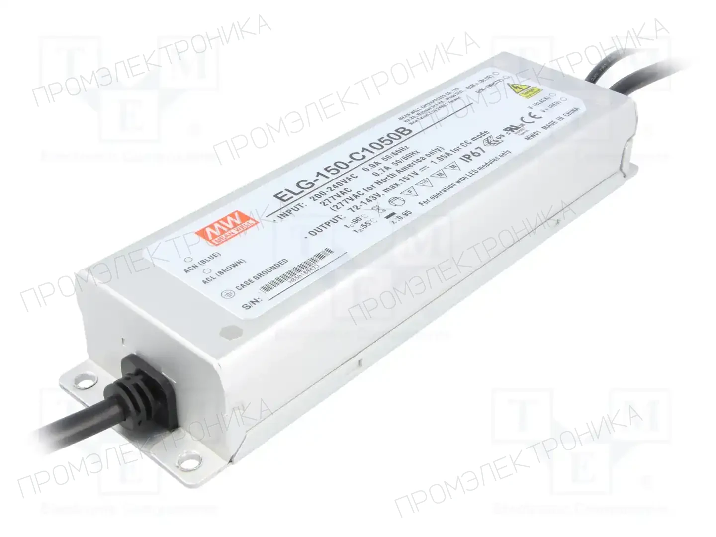 MEAN WELL ELG-150-C1050B — Блоки питания для LED