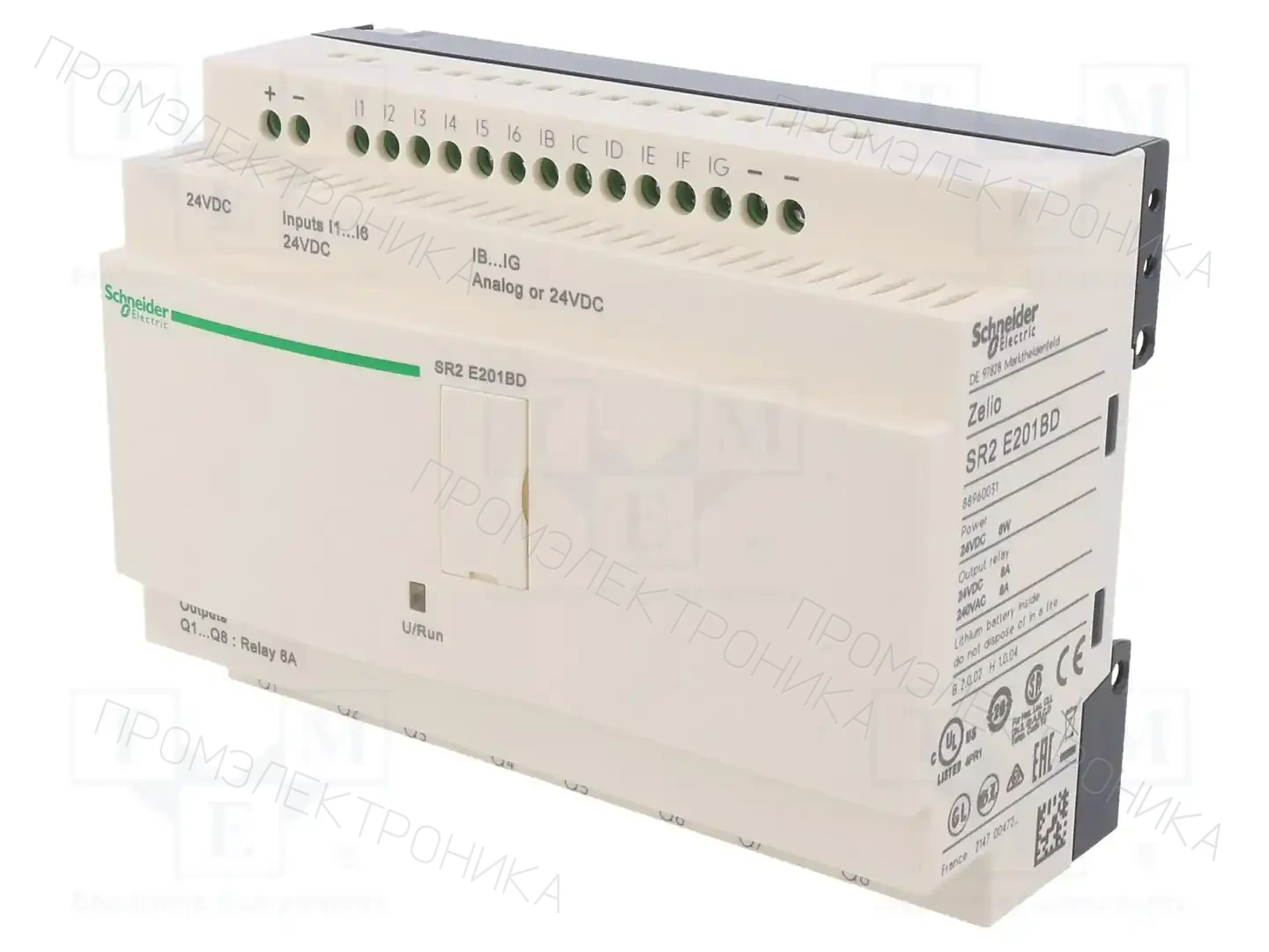 SCHNEIDER ELECTRIC SR2E201BD — Реле прогр. основные модули