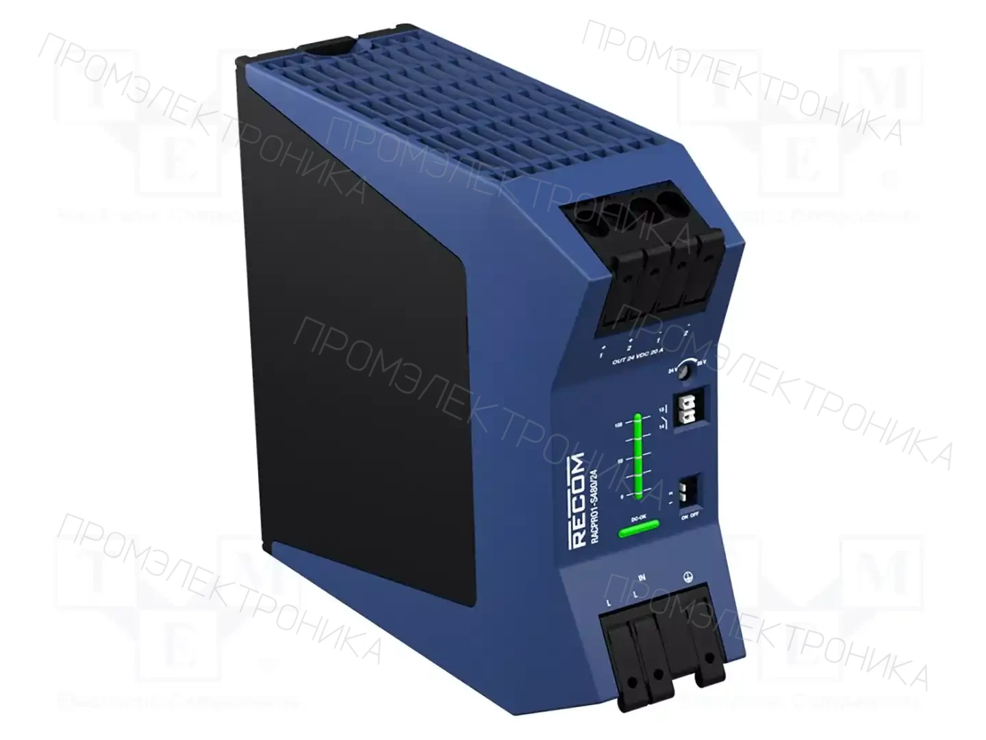 RECOM RACPRO1-S480/24 — Блоки питания на DIN-рейку