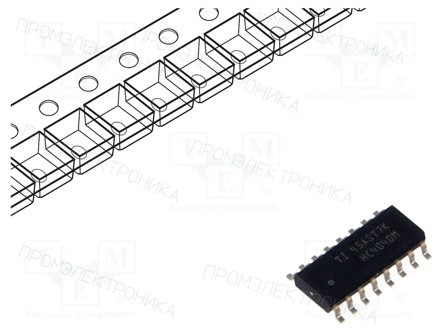 Texas Instruments CD74HC4040M96 — Счетчики/делители
