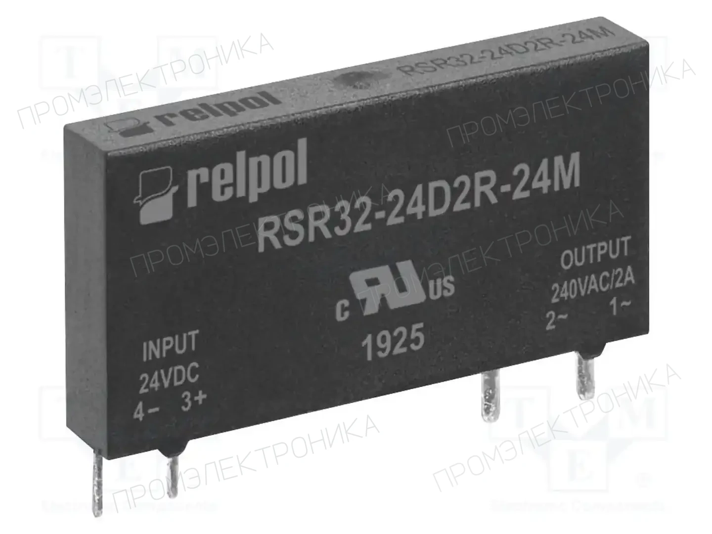 RELPOL RSR32-24D2R-24M — Реле SSR однофазные