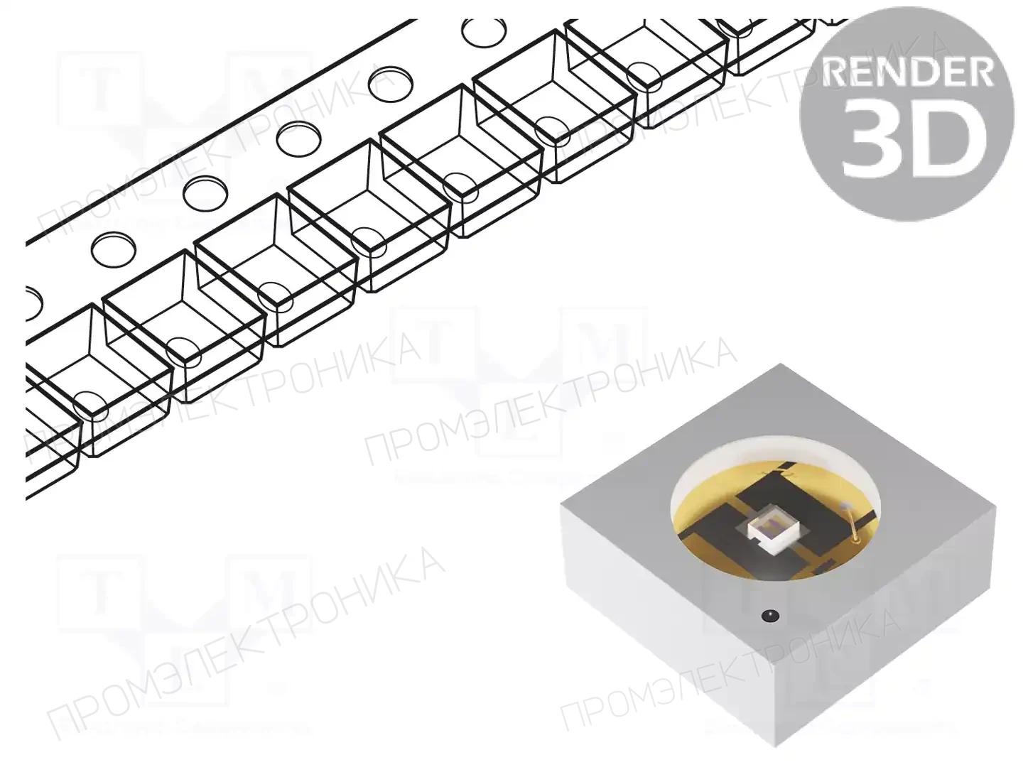 ProLight Opto PB2D-1CLA-TC — Светодиоды УФ