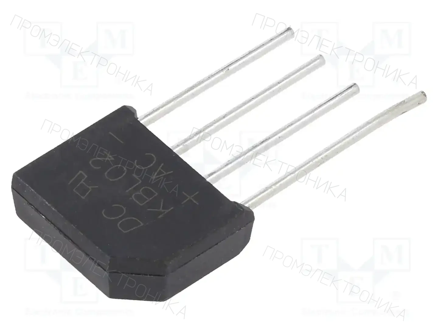 DC COMPONENTS KBL02 — Однофазные мосты диодные плоские