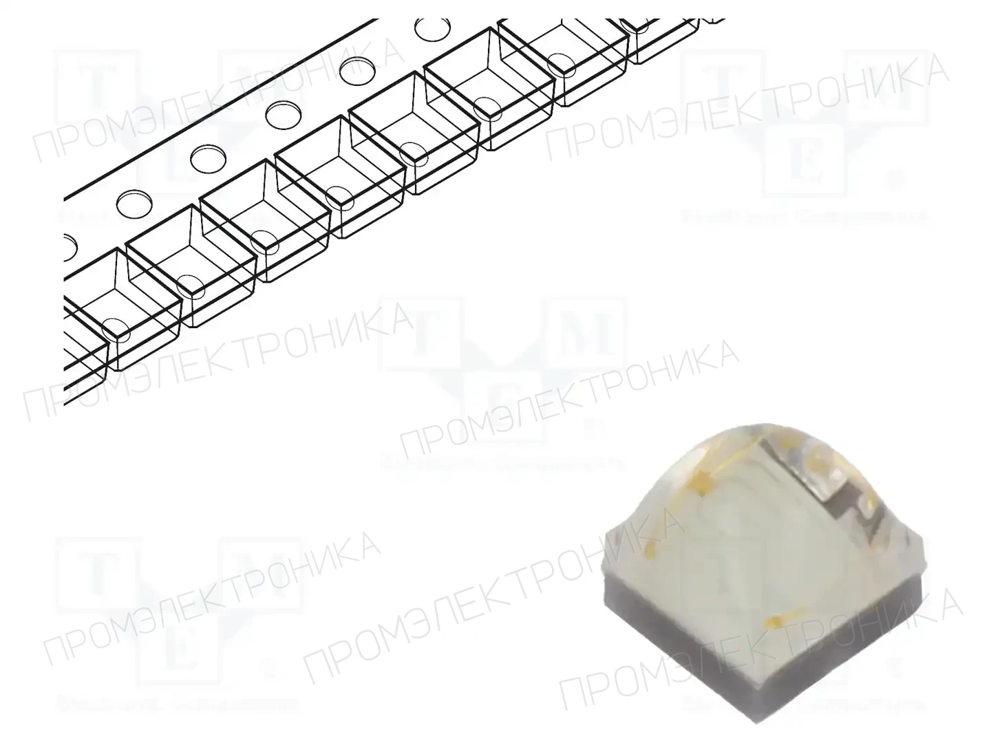 ProLight Opto PQ2N-4LGE — Светодиоды мощности цветные - Emitter