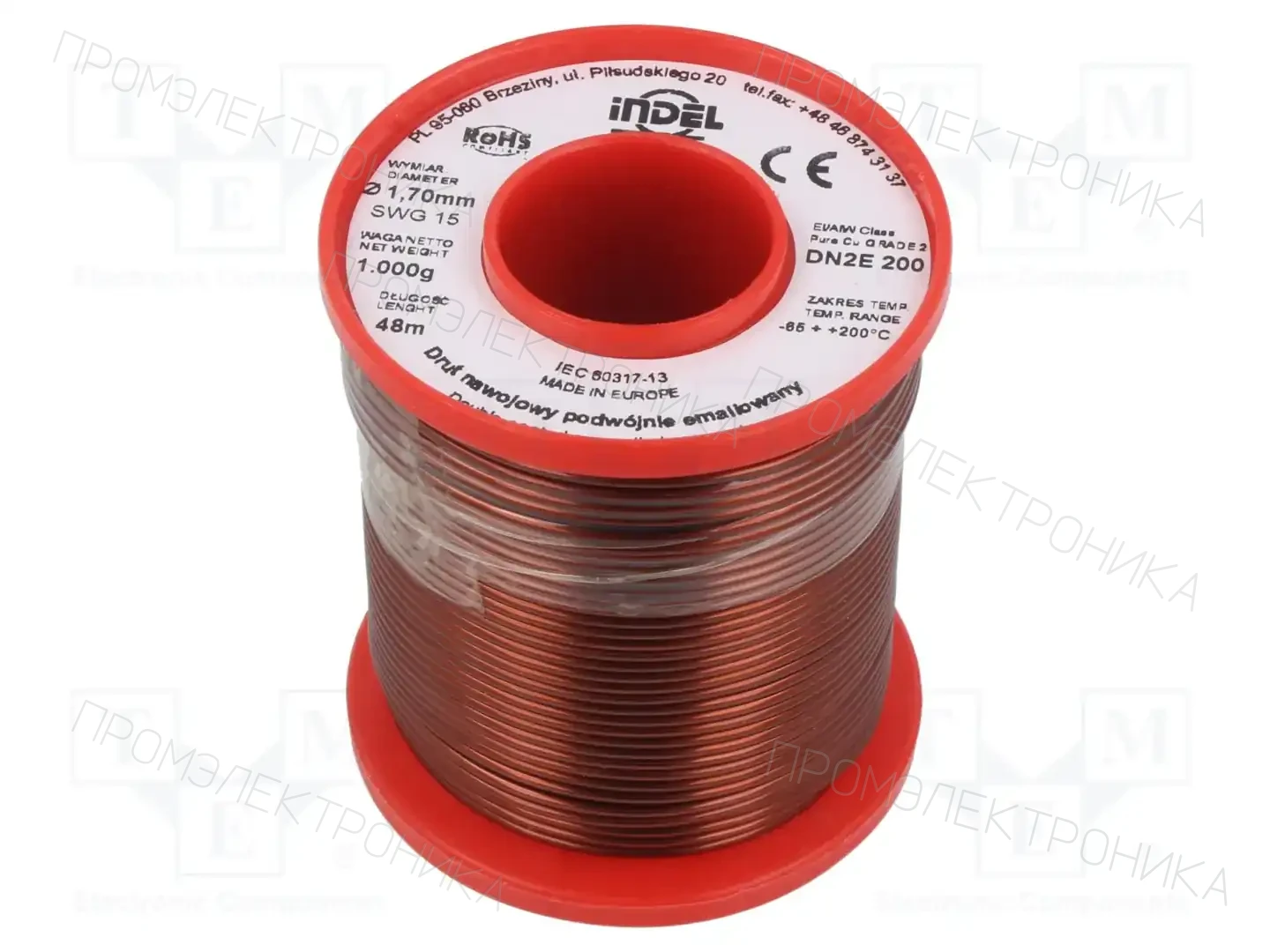 INDEL DN2E1,70-1KG — Проволока обмоточная
