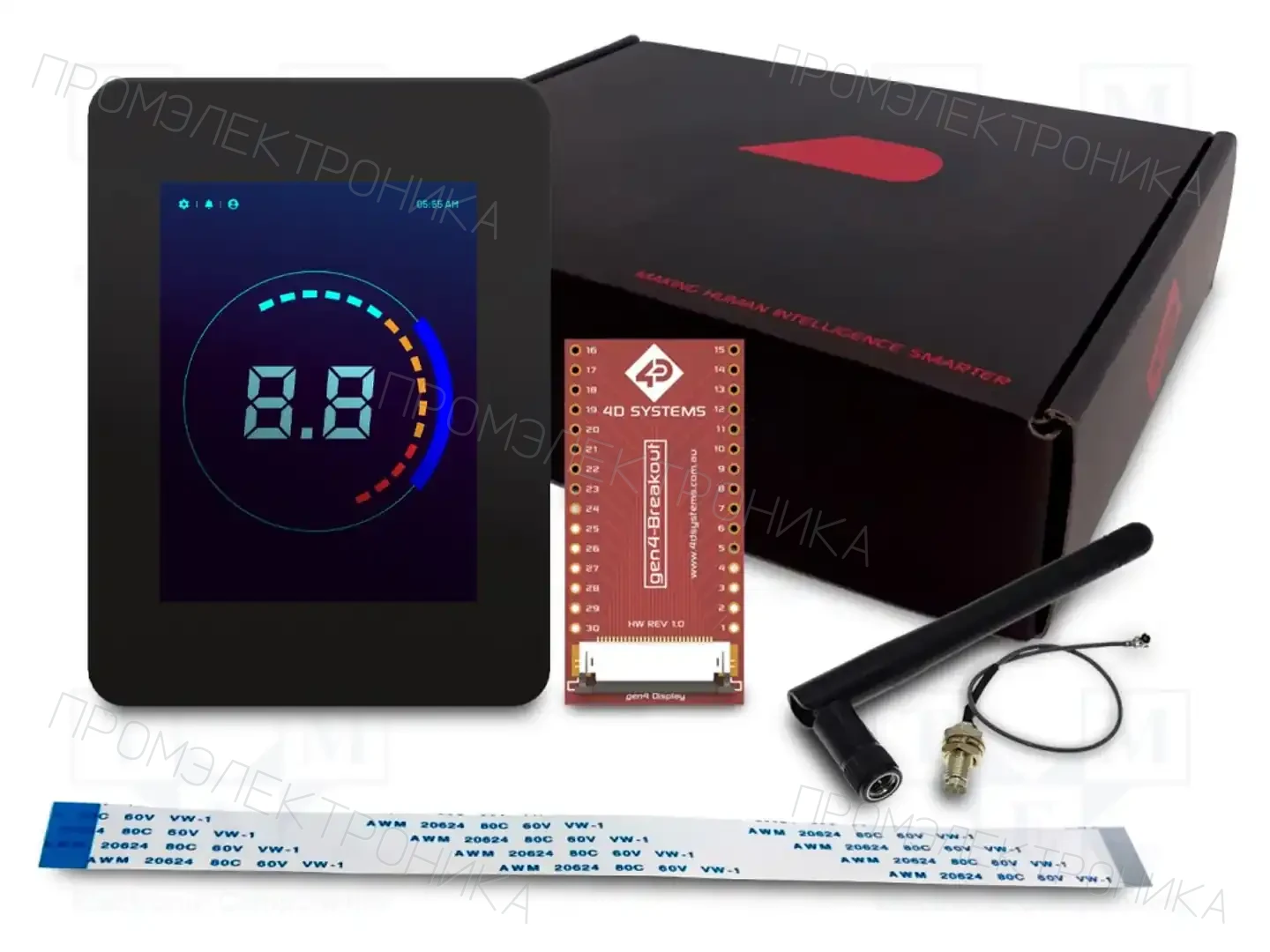 4D Systems GEN4-ESP32-32CT-CLB — Интеллигентные дисплеи