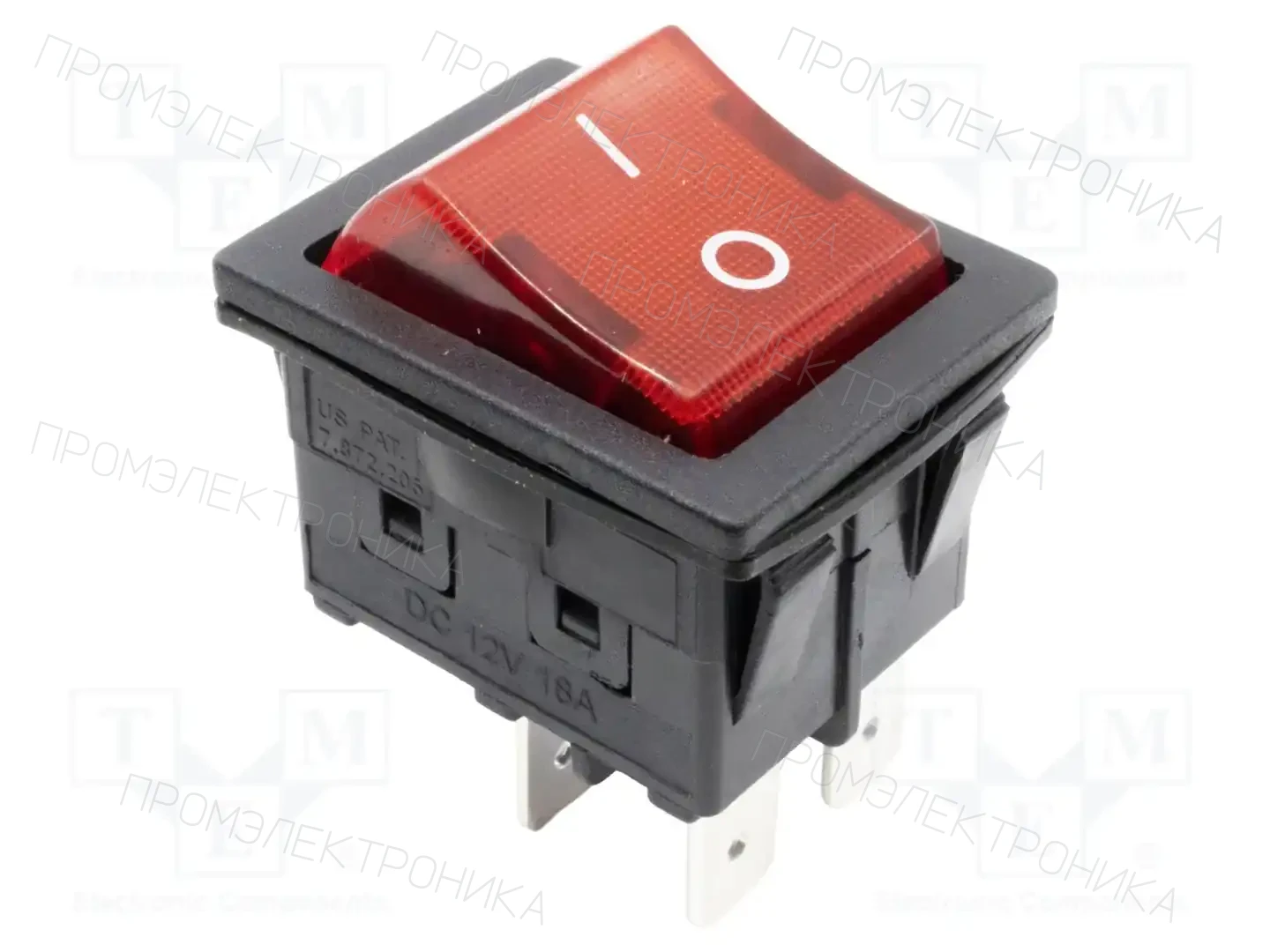 E-SWITCH RBW2ABLKRILFF3 — Переключатели типа Rocker