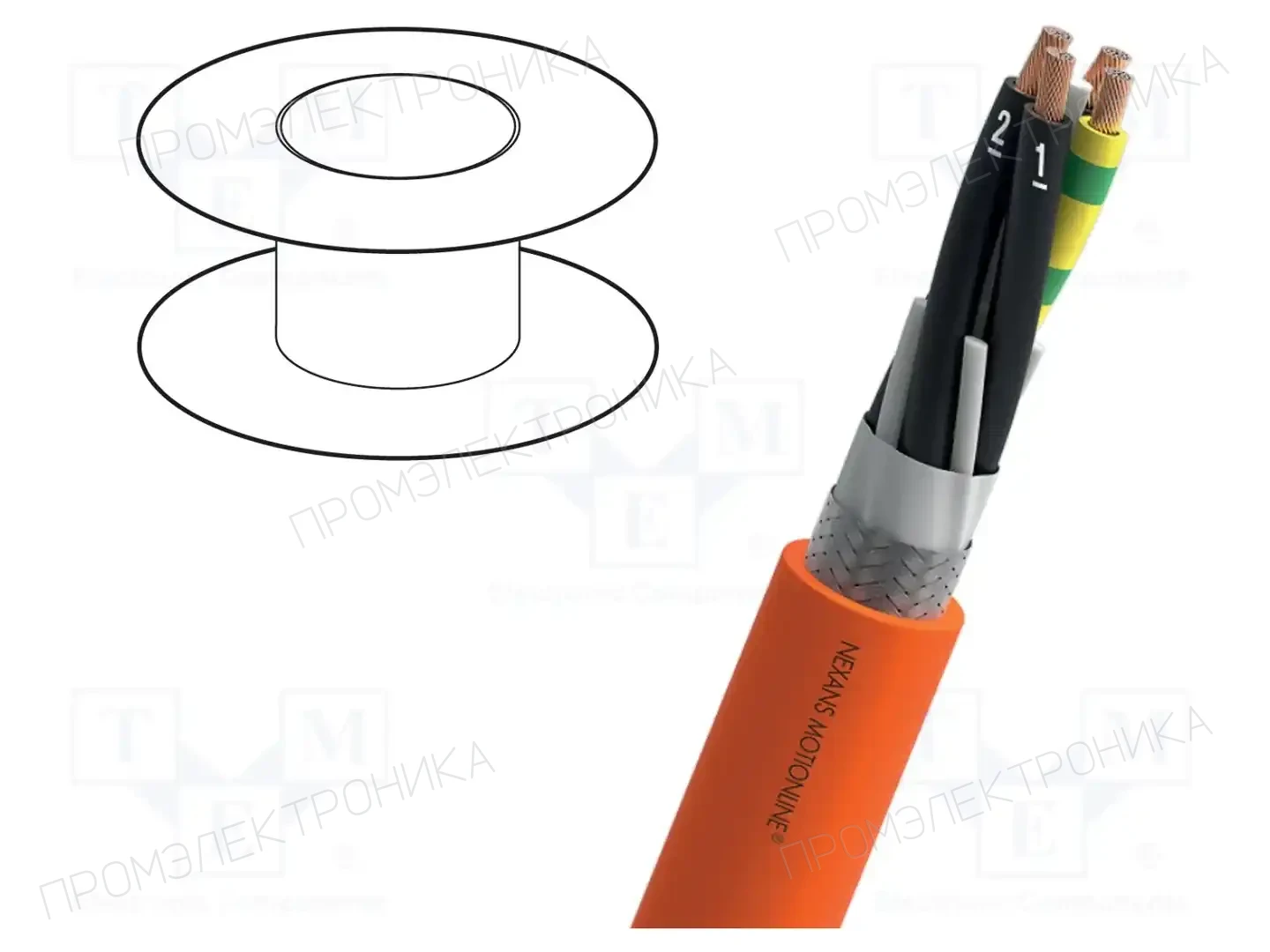 NEXANS 13-EPS15G04R-A1 — Провода для направляющих- экранированные