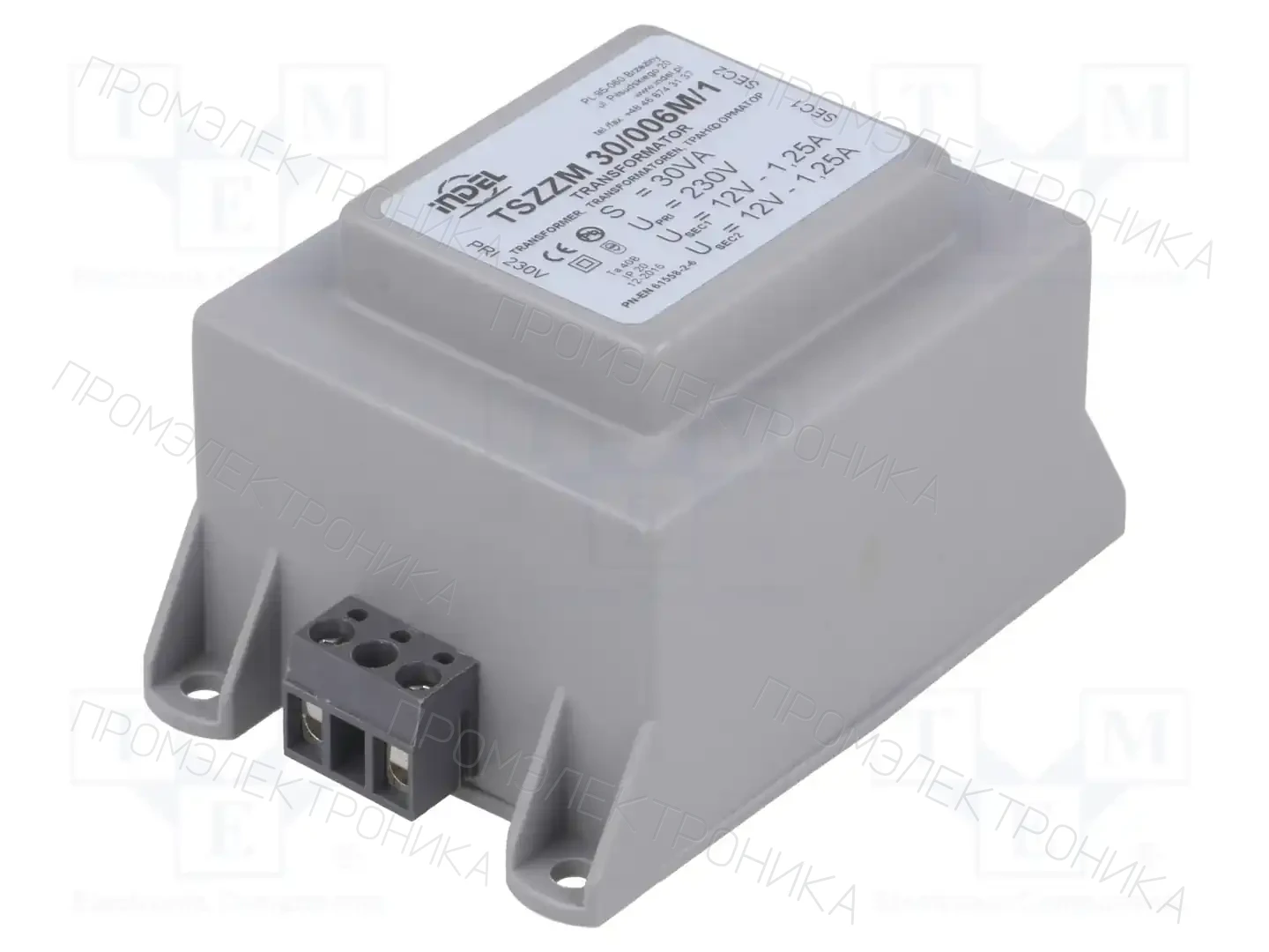 INDEL TSZZM 30/006M/1 — Трансформаторы с креплением
