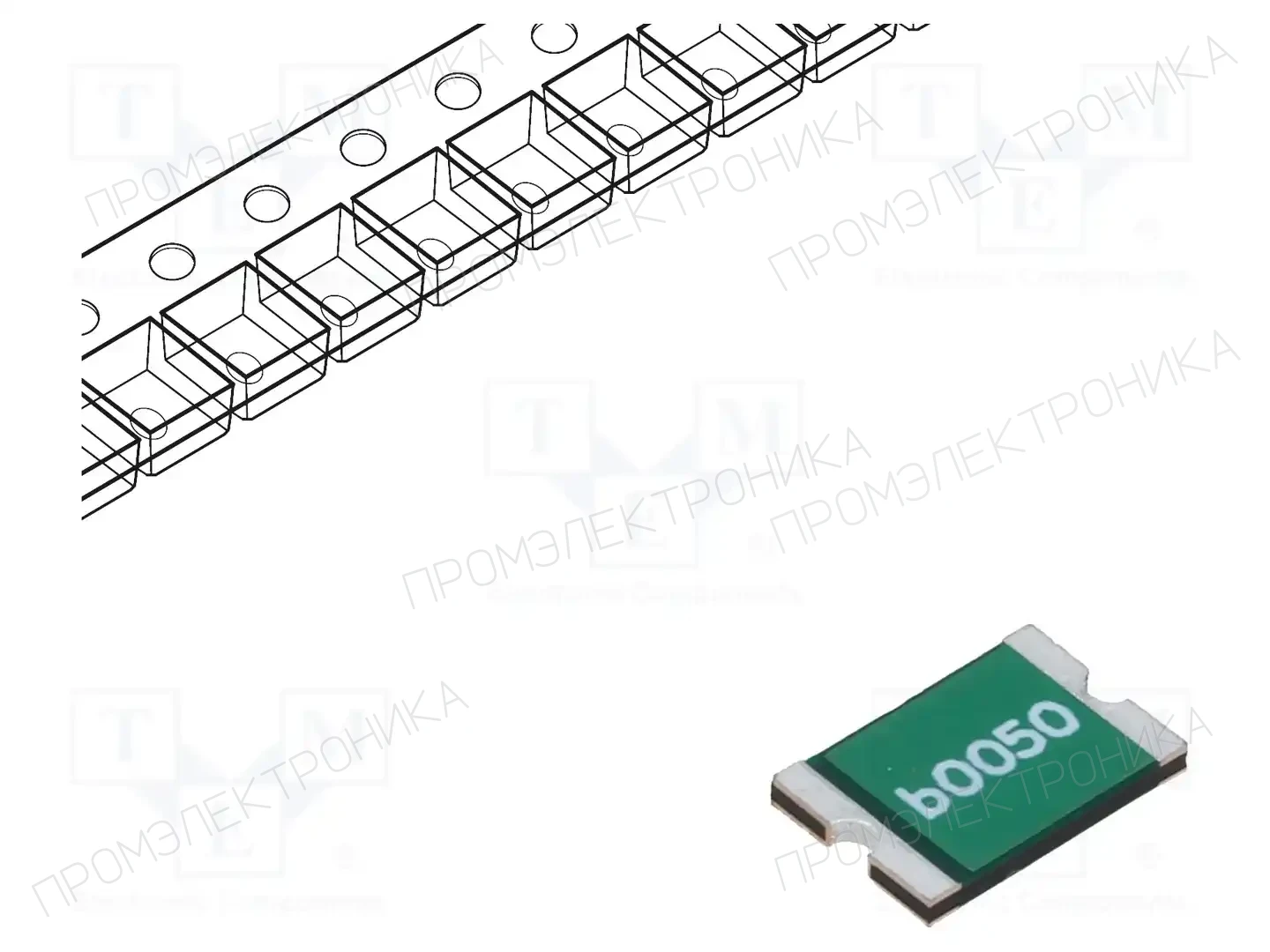 BEL FUSE 0ZCF0050FF2C — Предохранители полимерные SMD