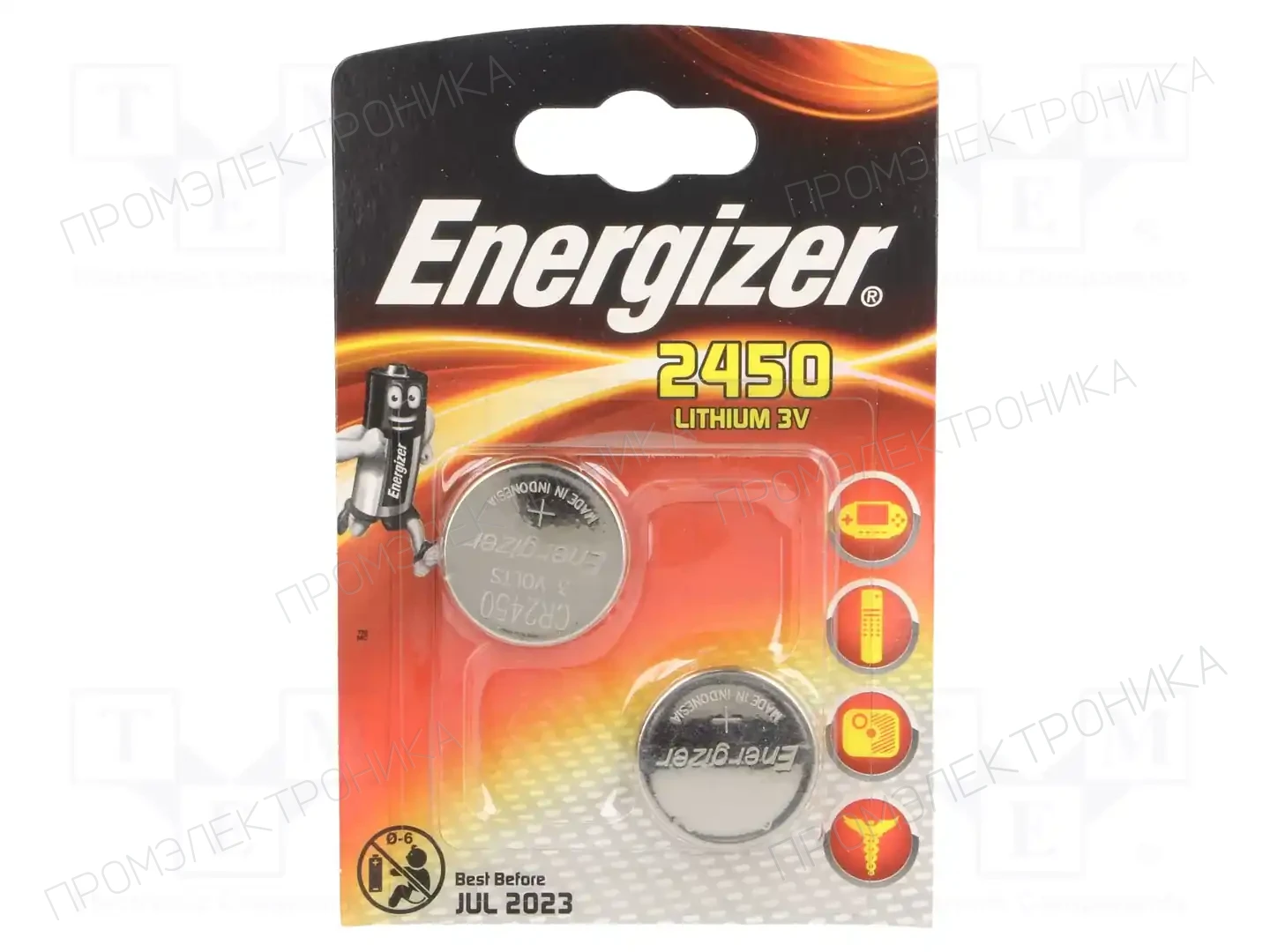 ENERGIZER CR2450 B2 — Батареи