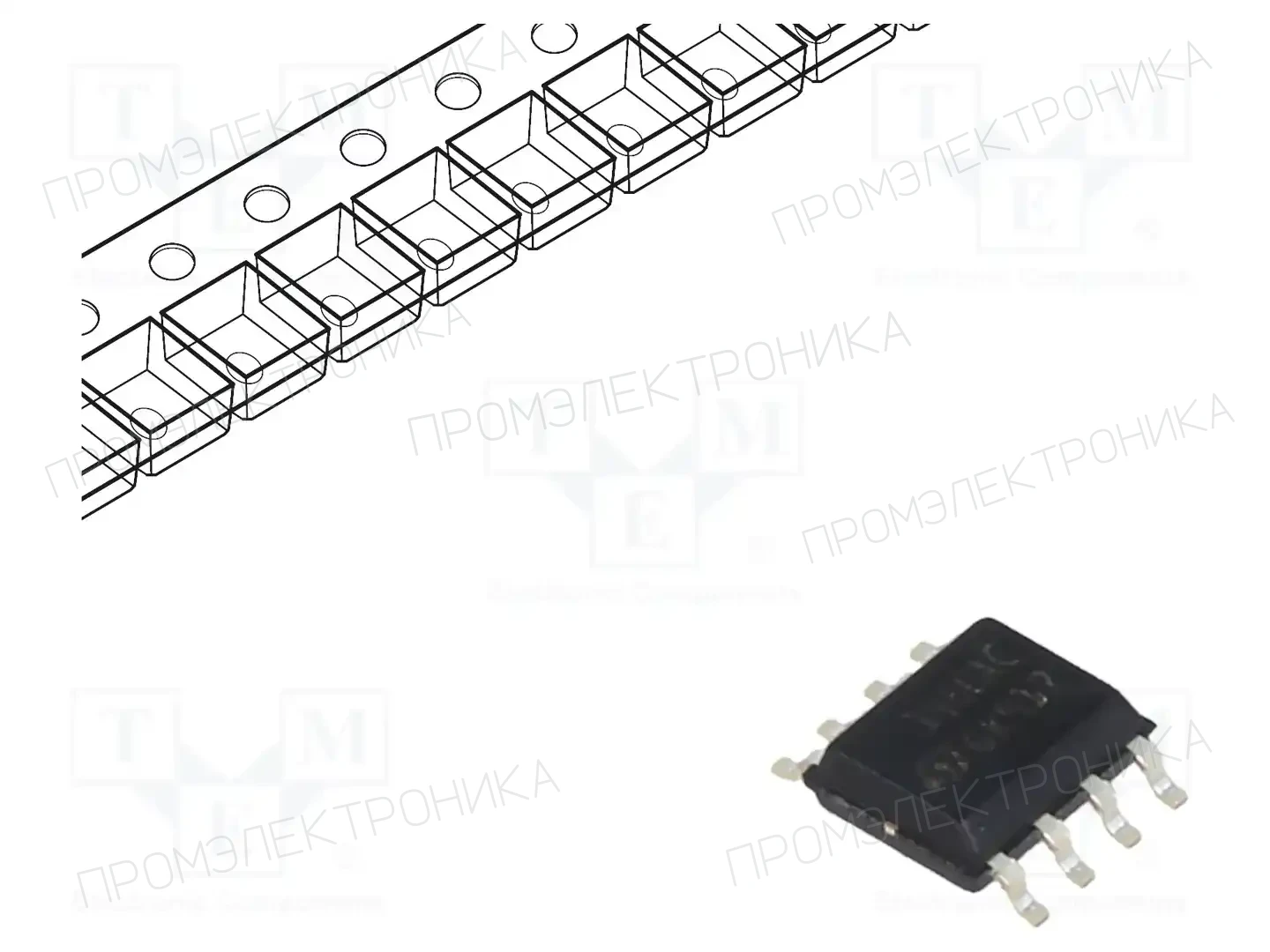 STMicroelectronics ST1480ACDR — Микросхемы - RS232 / RS422 / RS485