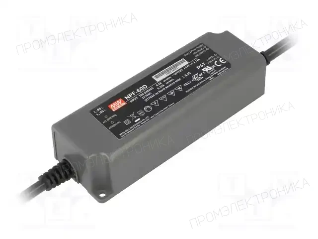 MEAN WELL NPF-60D-48 — Блоки питания для LED