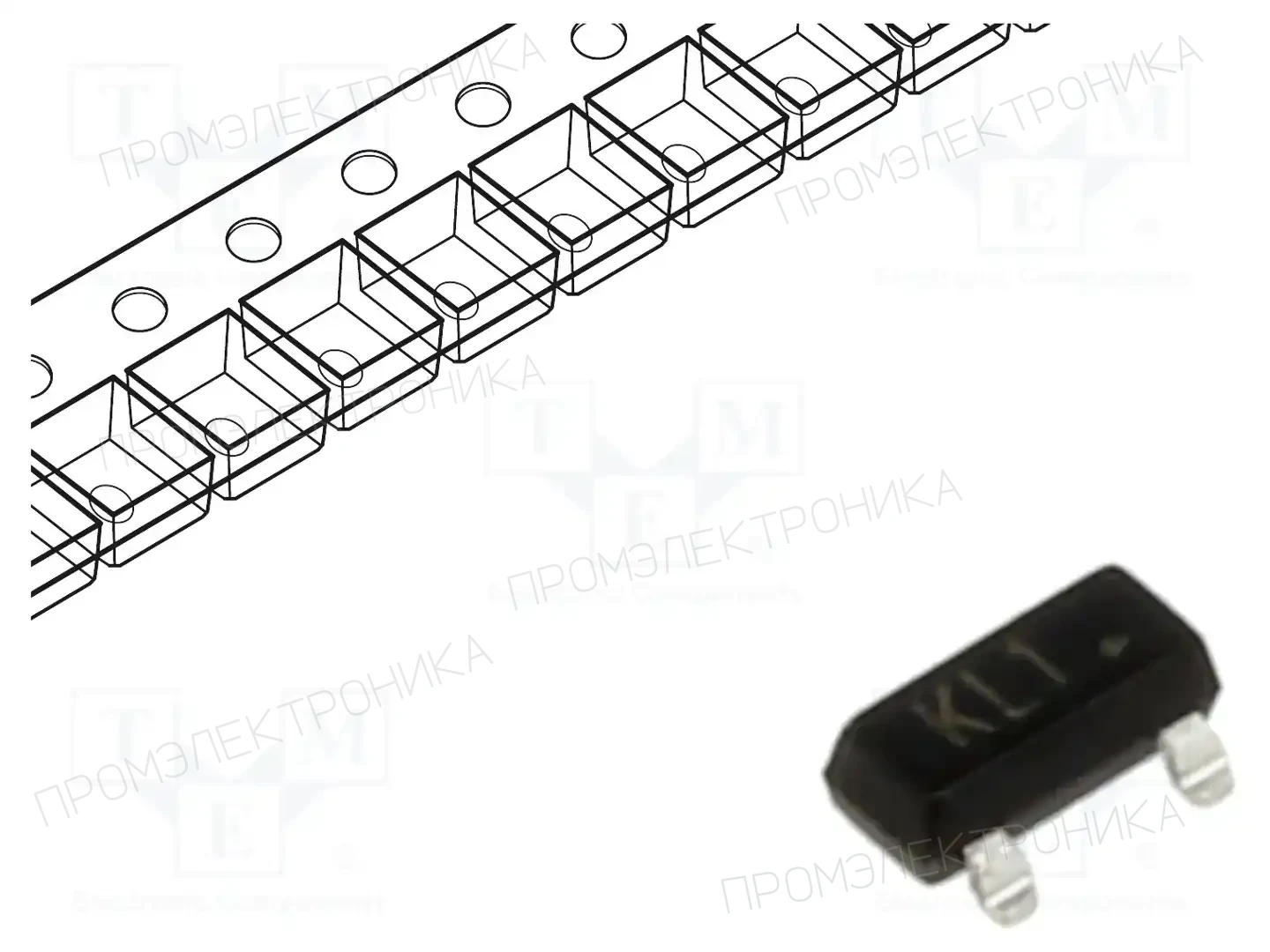 MICRO COMMERCIAL COMPONENTS BC847C-TP-HF — Транзисторы NPN SMD