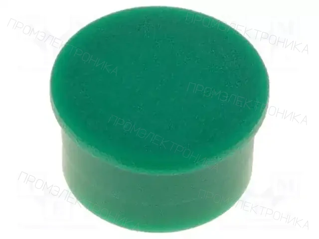 CLIFF K85 CAPS GREEN PLAIN — Ручки для осевых потенциометров