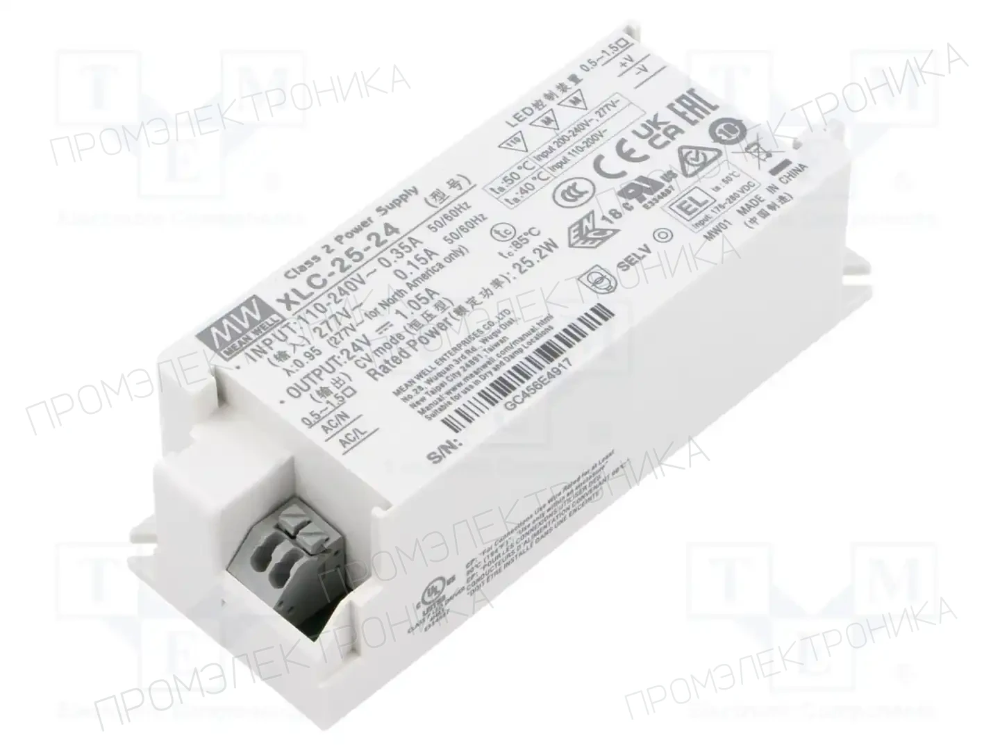 MEAN WELL XLC-25-24 — Блоки питания для LED
