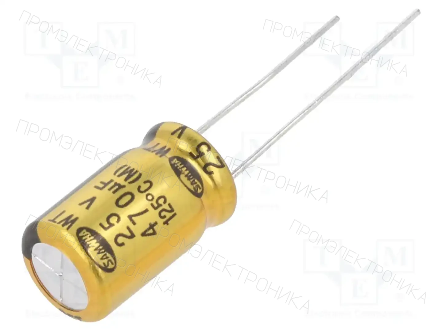 SAMWHA WT1E477M10016PA — Конденсаторы электролитические THT