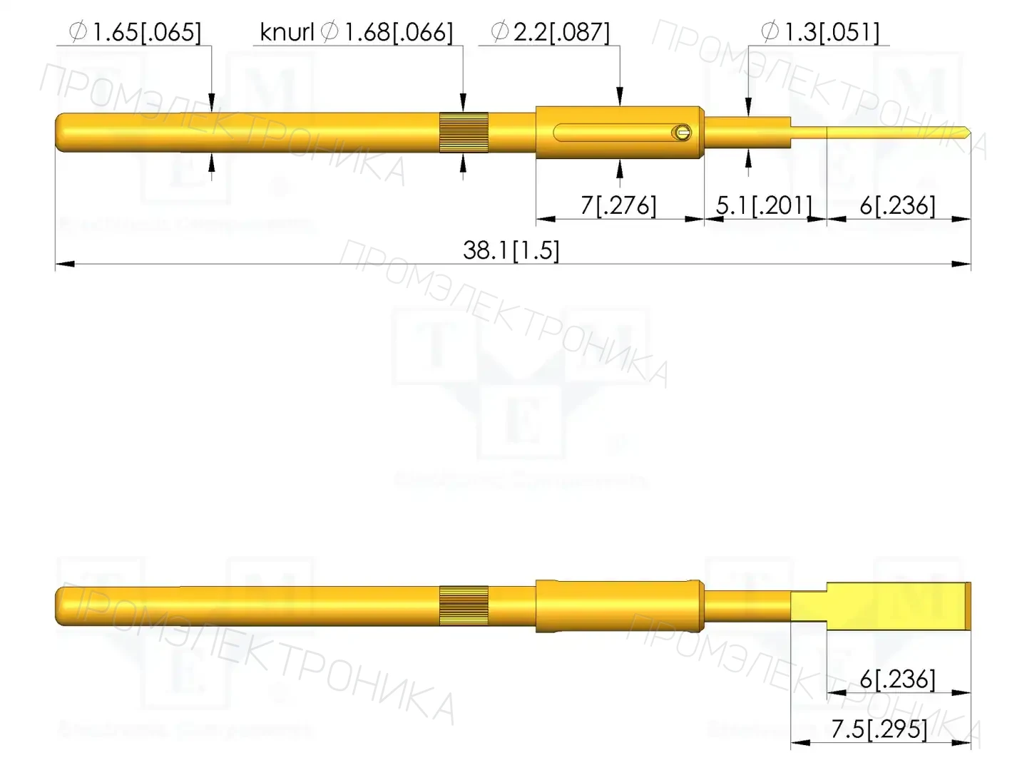 INGUN GKS-710 220 050 A 1507 S — Измерительные щупы