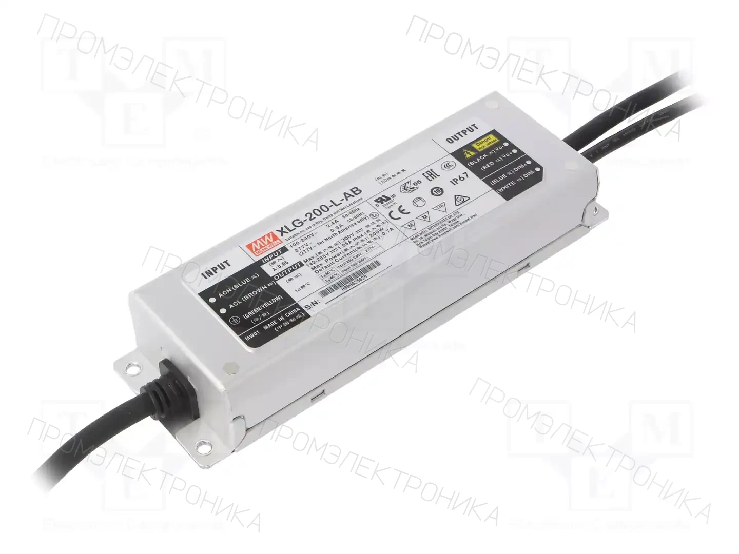 MEAN WELL XLG-200-L-AB — Блоки питания для LED