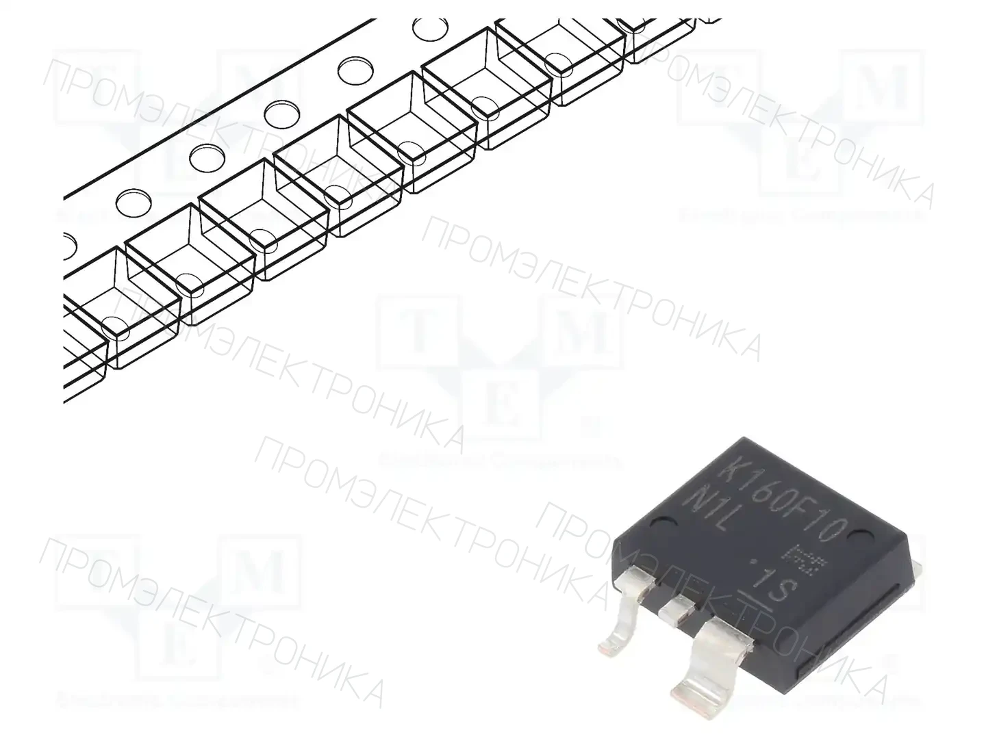 TOSHIBA TK160F10N1L,LQ(O — Транзисторы с каналом N SMD