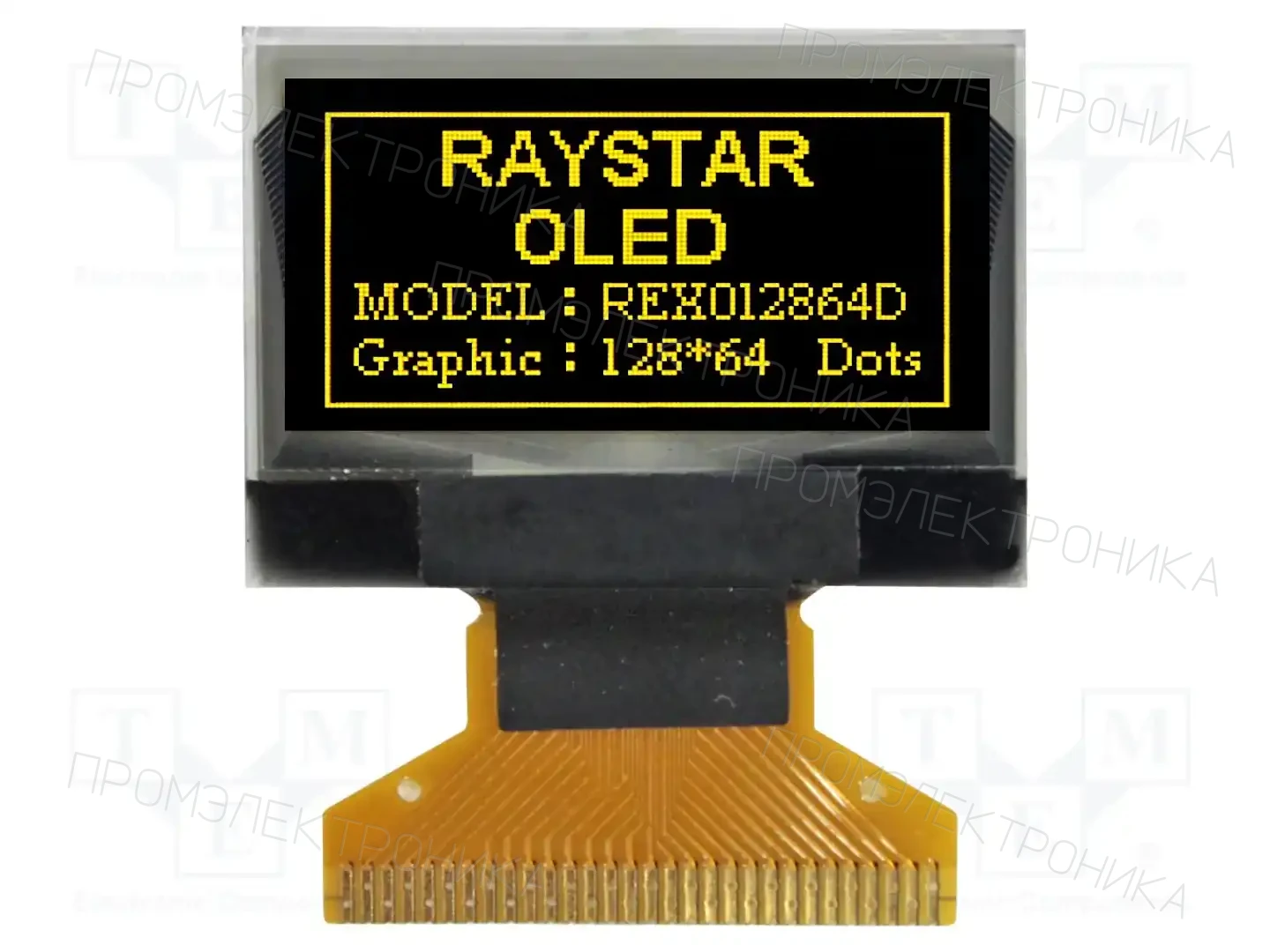 RAYSTAR OPTRONICS REX012864DYPP3N00002 — Дисплеи OLED графические