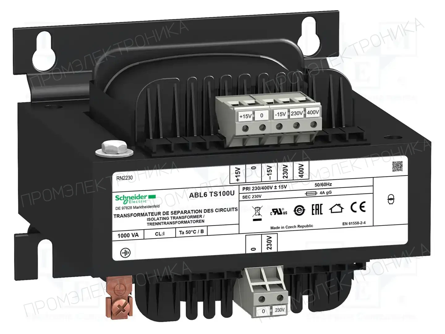 SCHNEIDER ELECTRIC ABL6TS100U — Трансформаторы с креплением