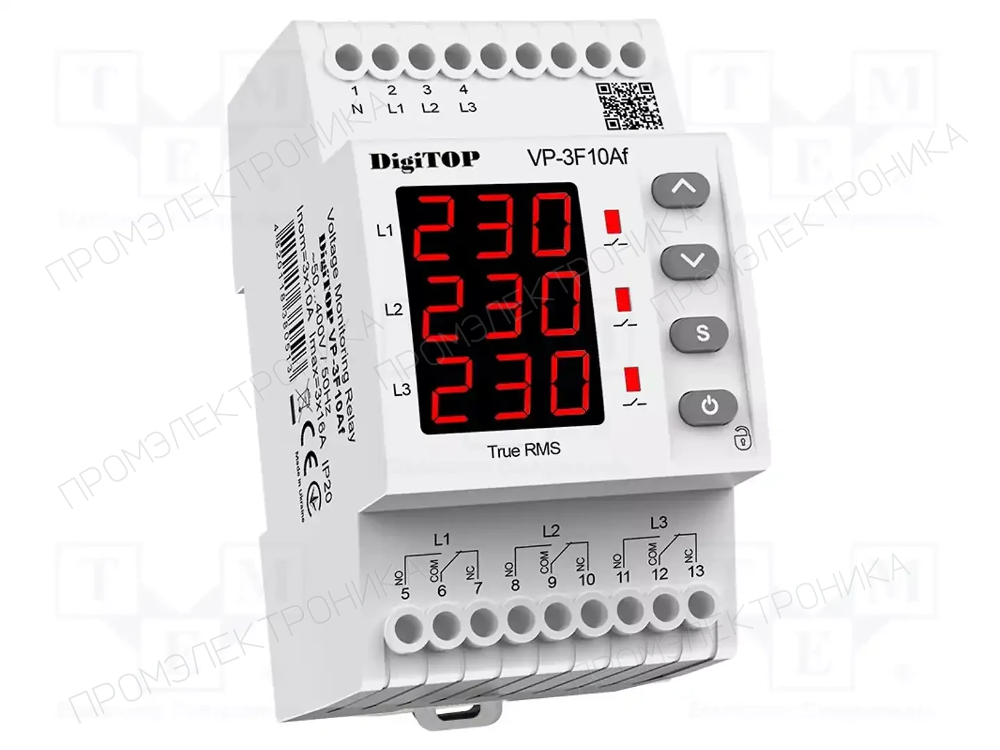 DIGITOP ELECTRIC VP-3F10AF — Контрольные реле