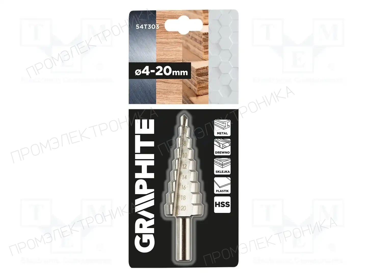 GRAPHITE 54T303 — Сверла прочие