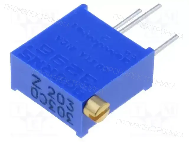 BOURNS 3296Z-1-203LF — Потенциометры THT многооборотные 3/8 дм