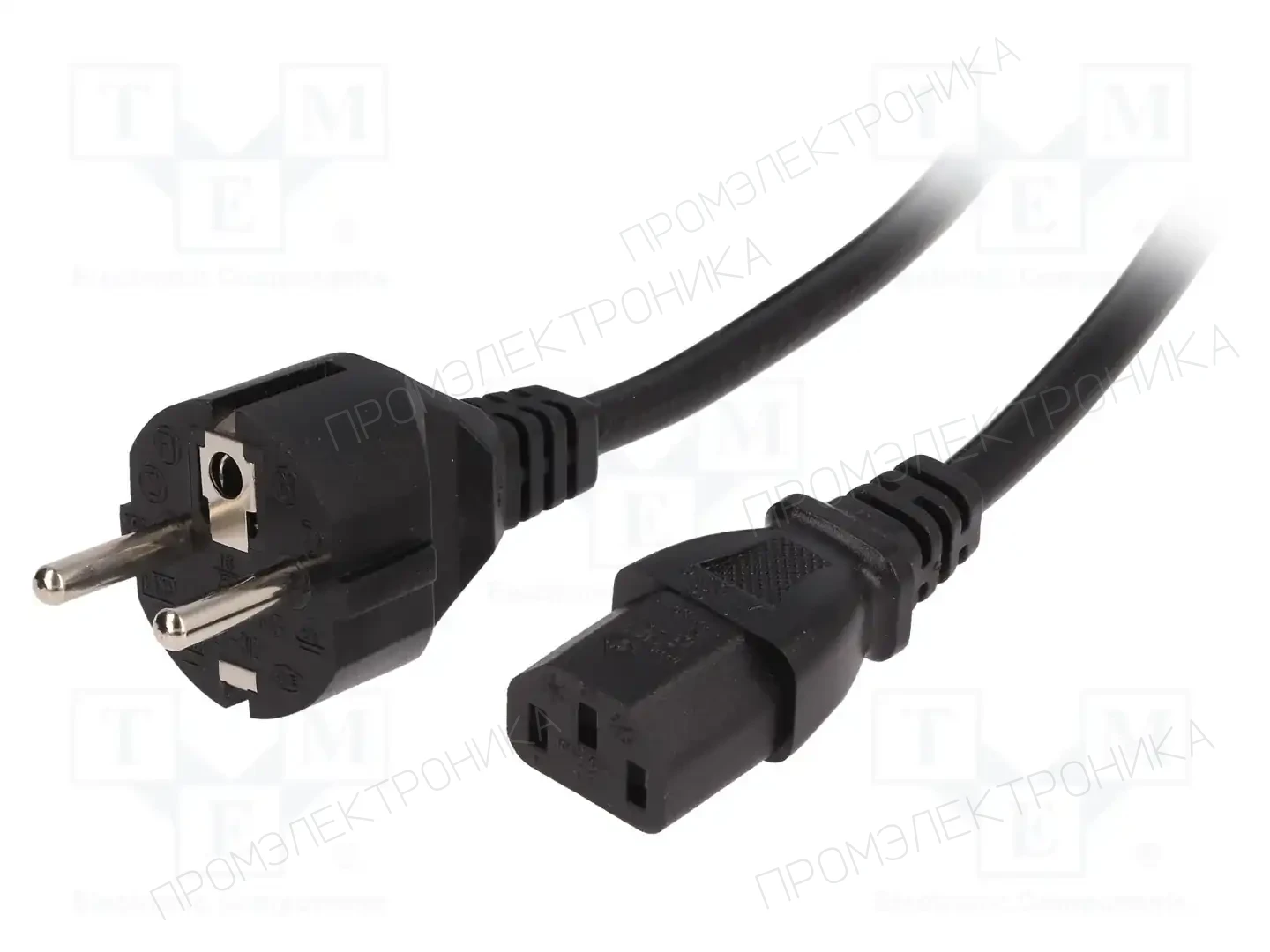 LIAN DUNG LT-312+501 H05VV-F 3X1.0 BLK 1.5M — Кабели питания компьютерные и универс