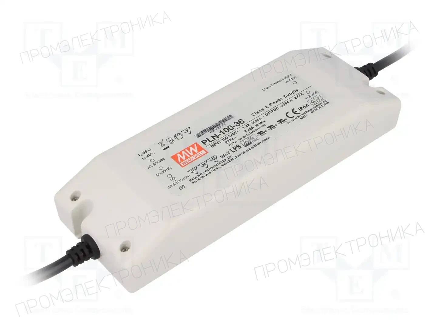 MEAN WELL PLN-100-36 — Блоки питания для LED