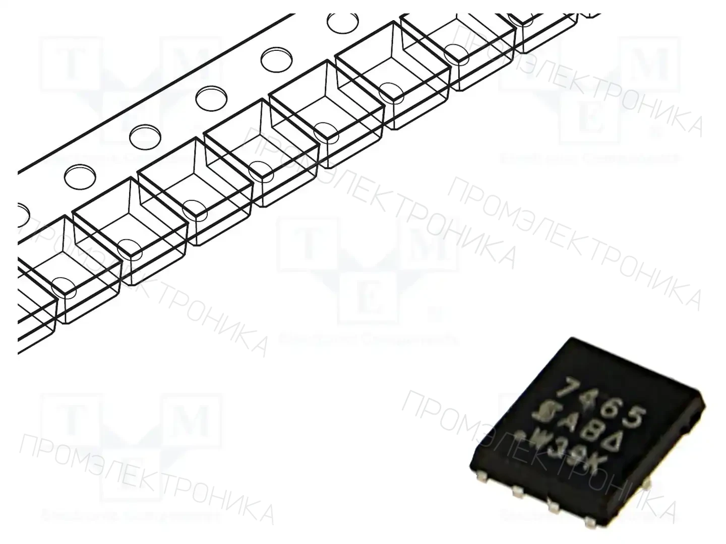 VISHAY SI7465DP-T1-E3 — Транзисторы с каналом P SMD