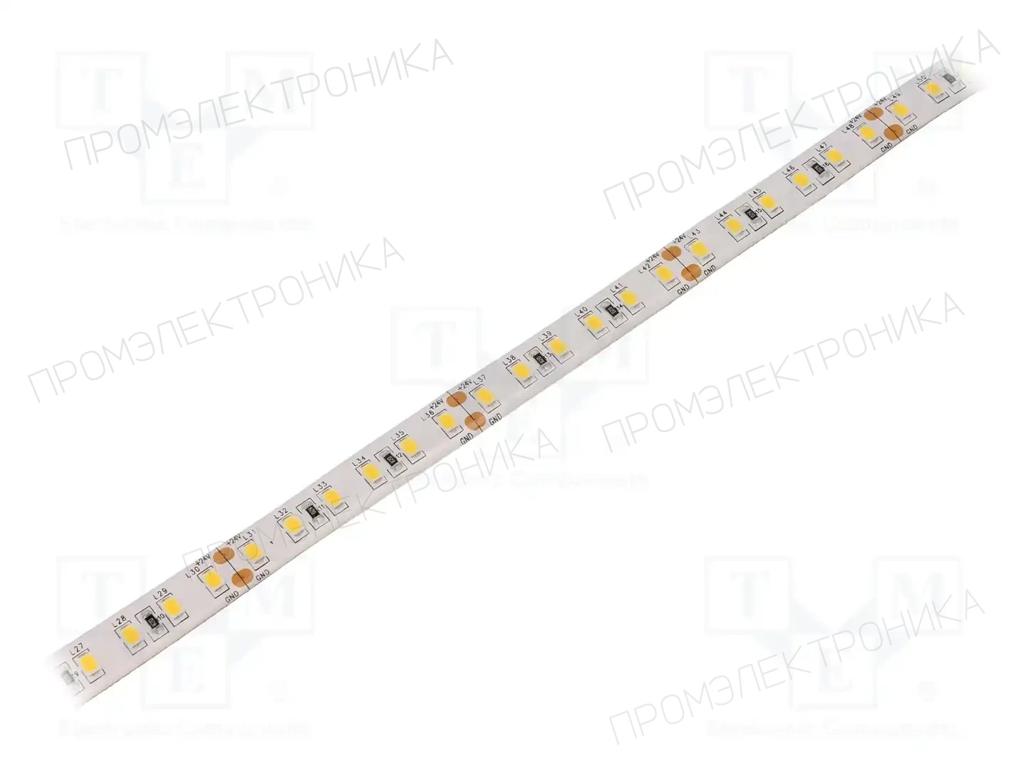 WISVA OPTOELECTRONICS HH-S120F010-2835WW-24 WHITE PCB IP65A — Источники света - светодиодные ленты