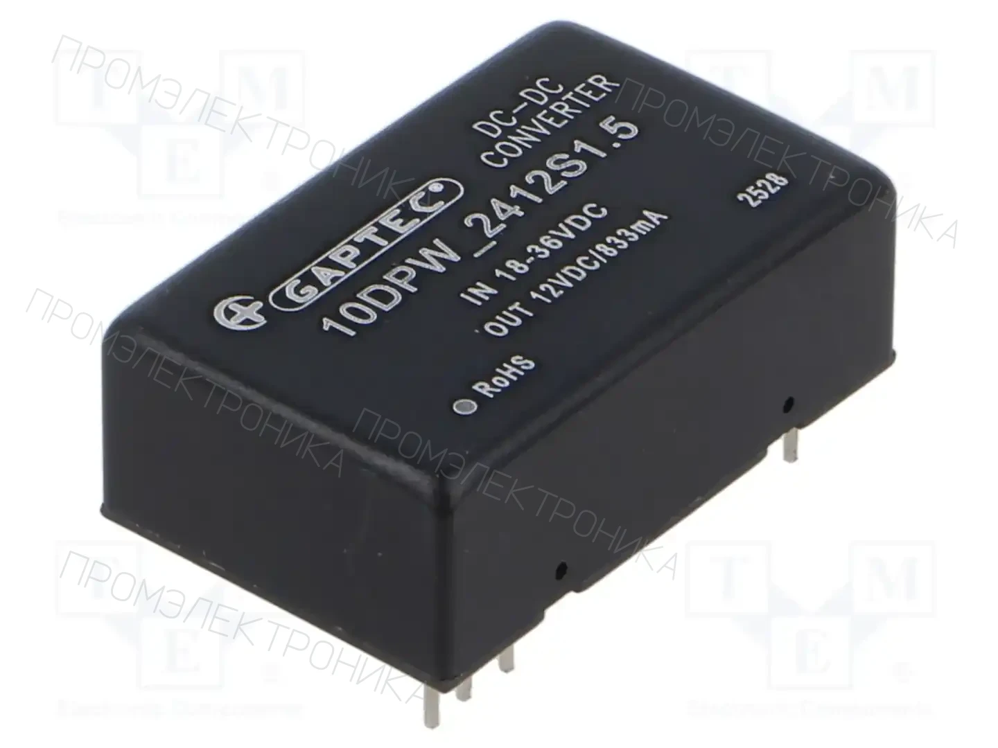 GAPTEC Electronic 10DPW_2412S1.5 — Преобразователи DC/DC