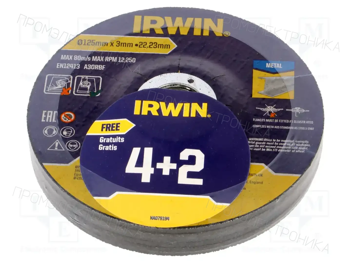 IRWIN IW8082118A — Диски для резки и шлифовки