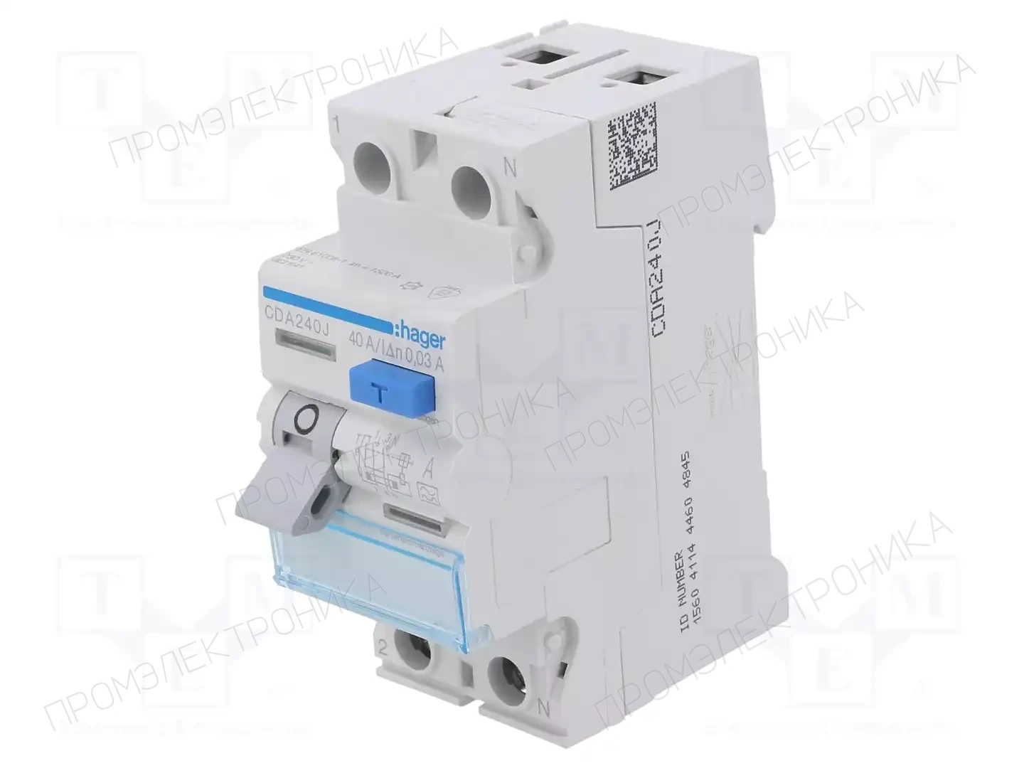 HAGER CDA240J — Дифференциальные выключатели