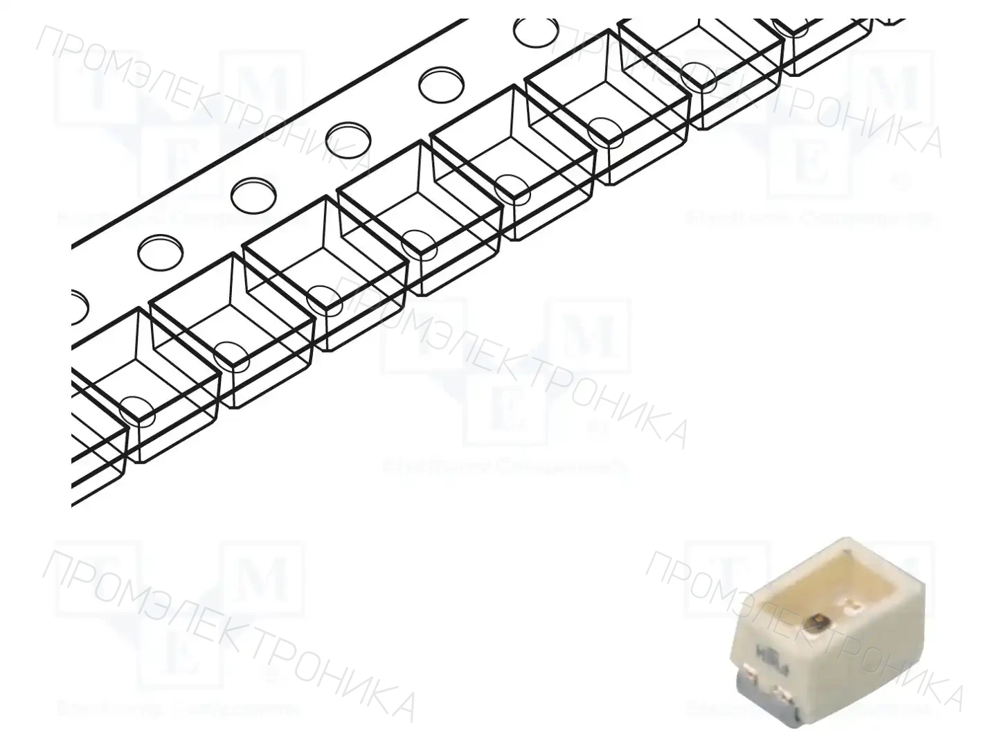 ams OSRAM LO M676-Q2T1-24 — Светодиоды SMD цветные