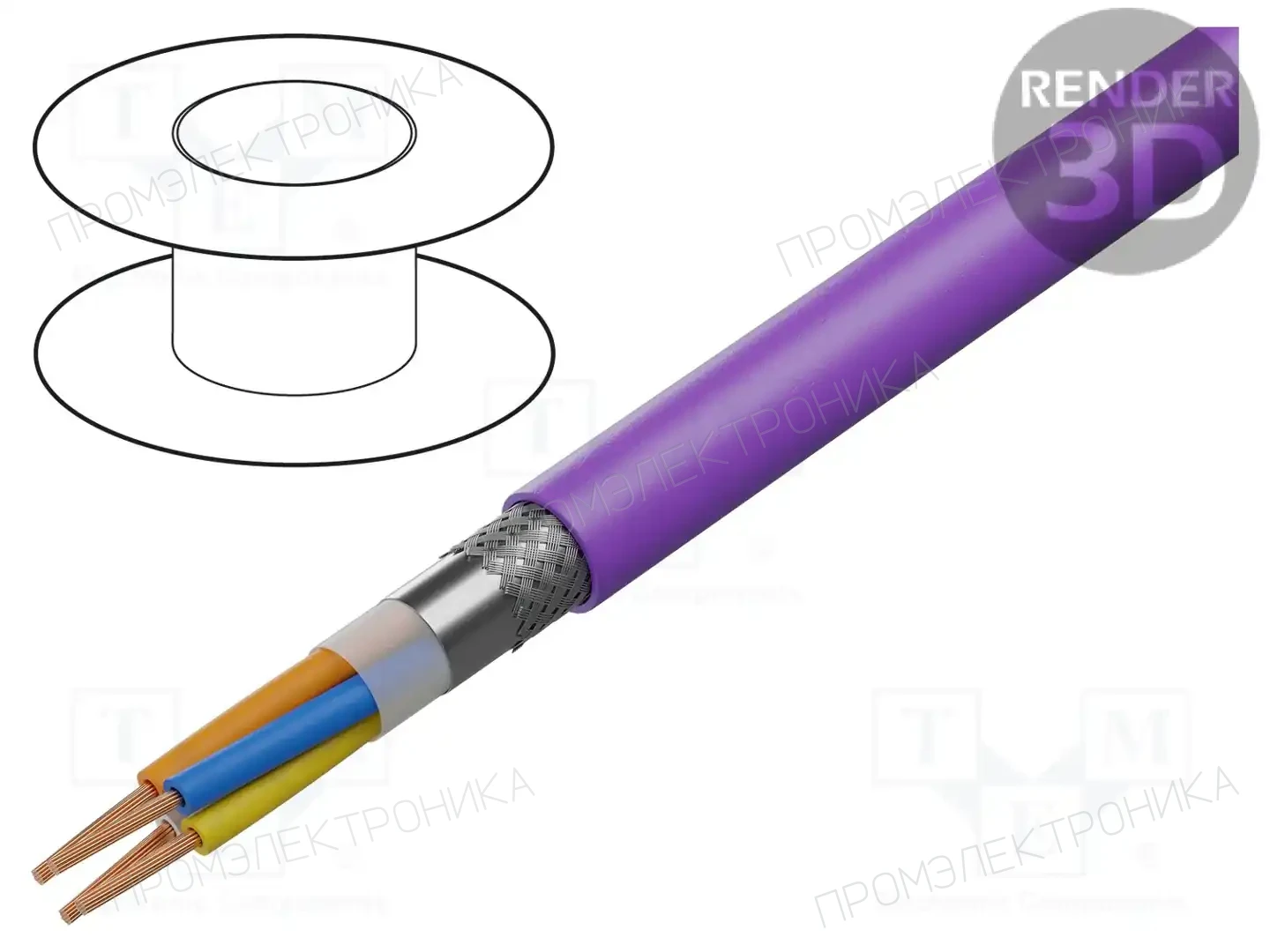 IGUS CF898.061.FC — Провода для направляющих- экранированные