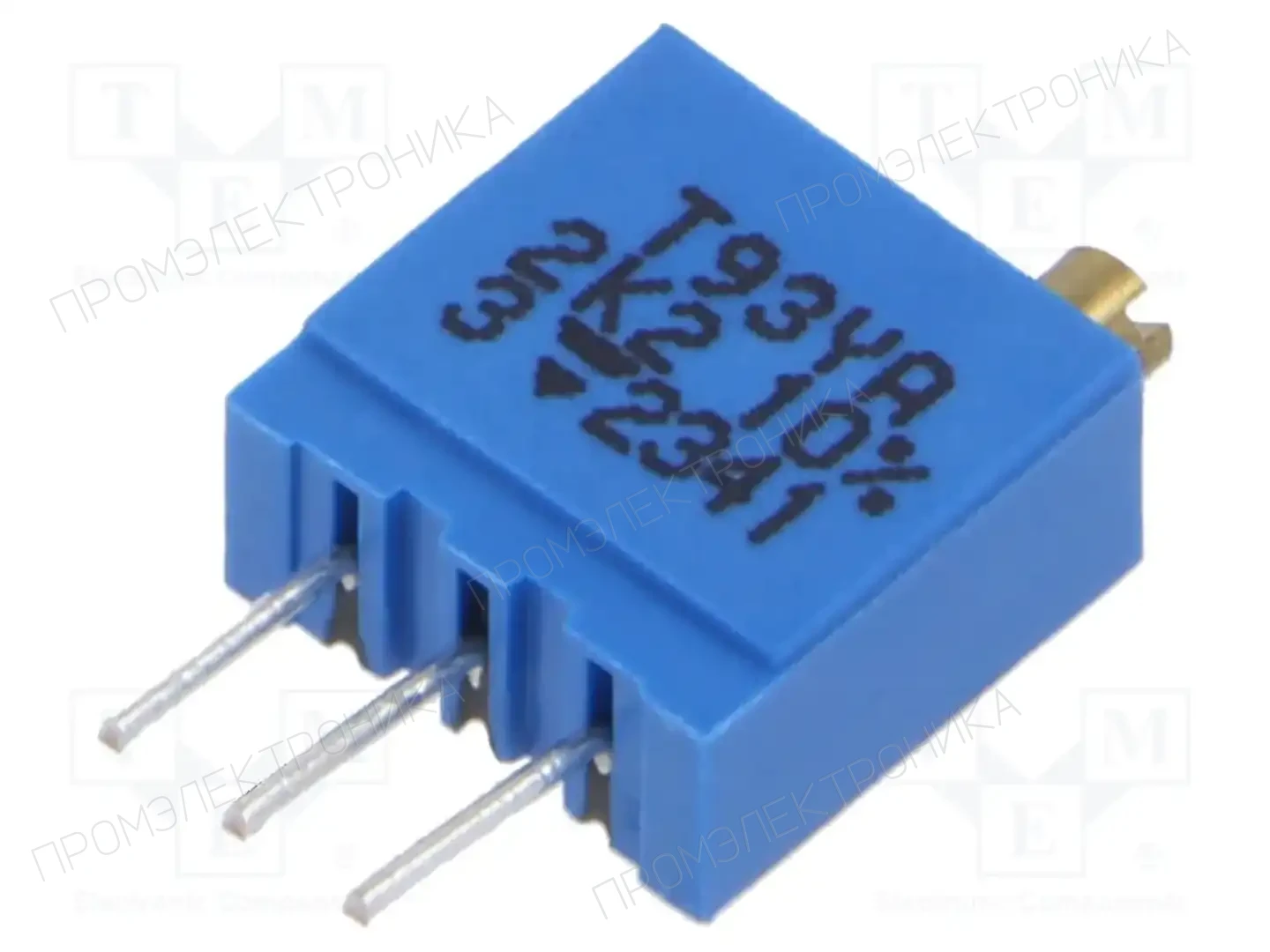 VISHAY T93YA222KT20 — Потенциометры THT многооборотные 3/8 дм