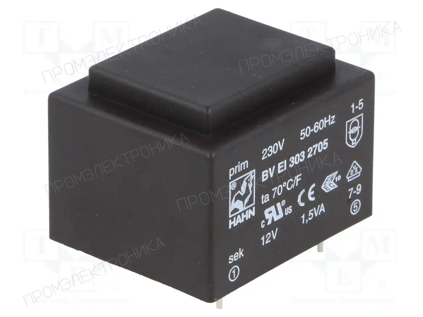 HAHN BV EI 303 2705 — Трансформаторы PCB