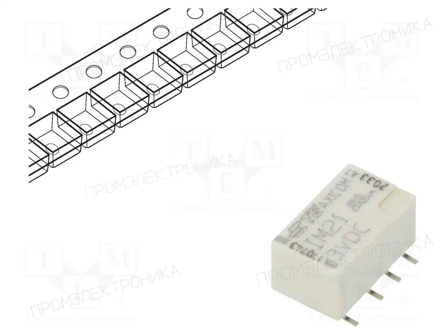 TE Connectivity 2-1462039-6 — Реле электромагн. миниатюрные