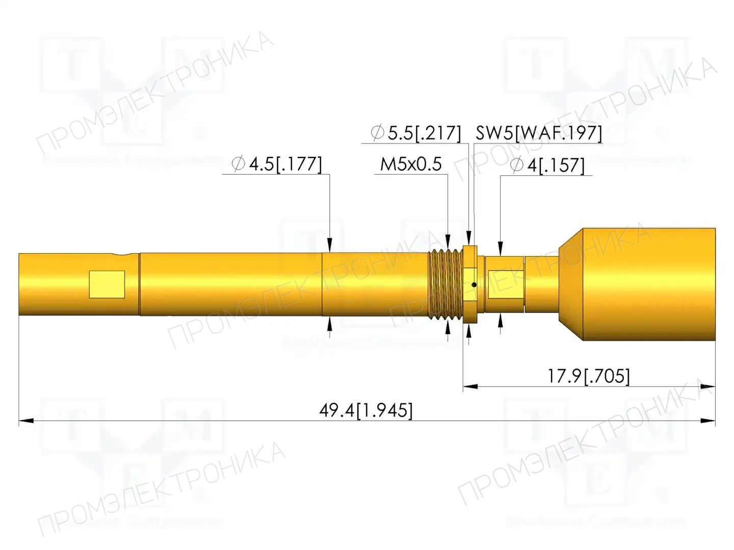 INGUN HFS-860 308 180 A 5343 QMA M — Измерительные щупы