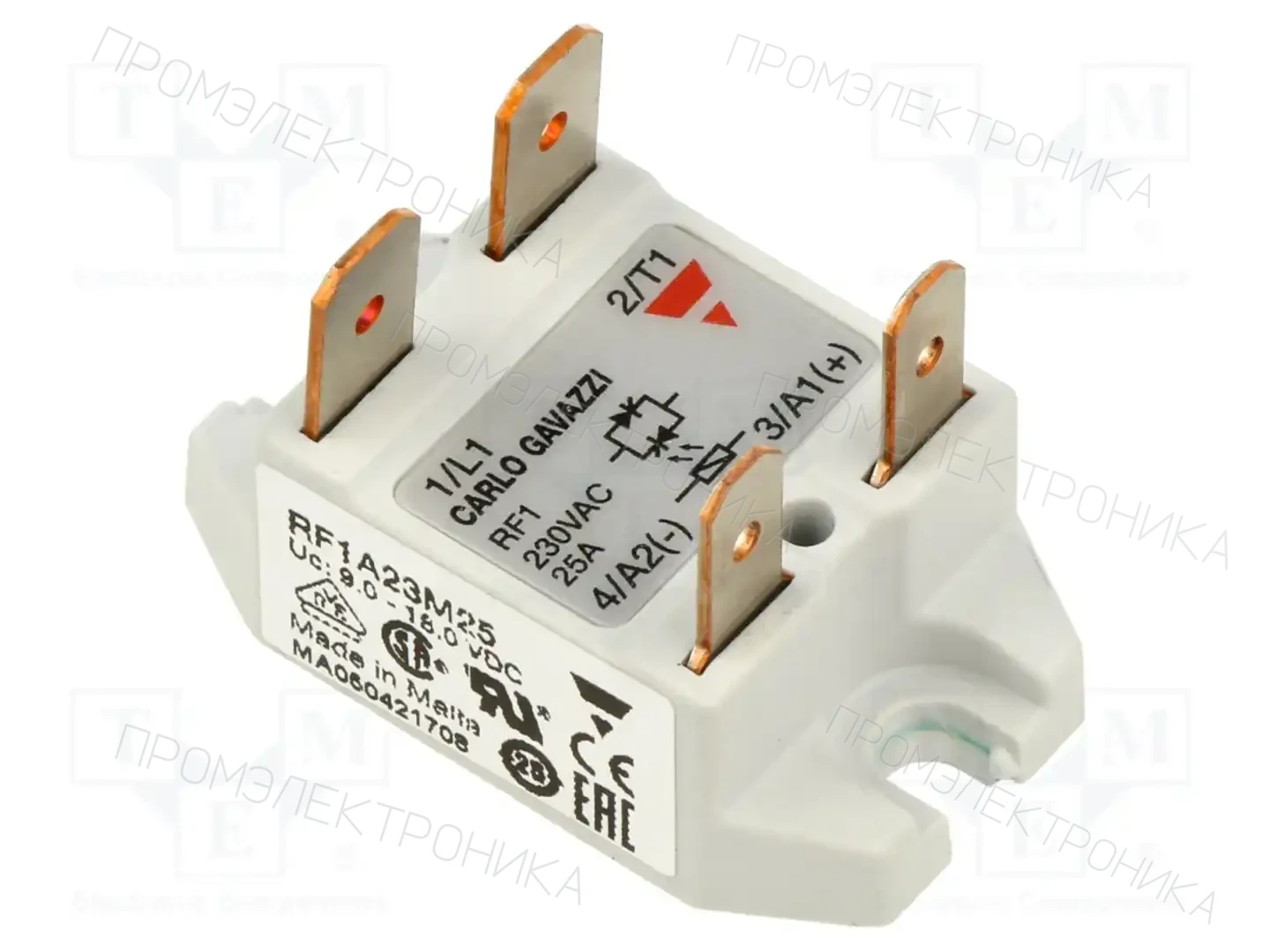 CARLO GAVAZZI RF1A23M25 — Реле SSR однофазные