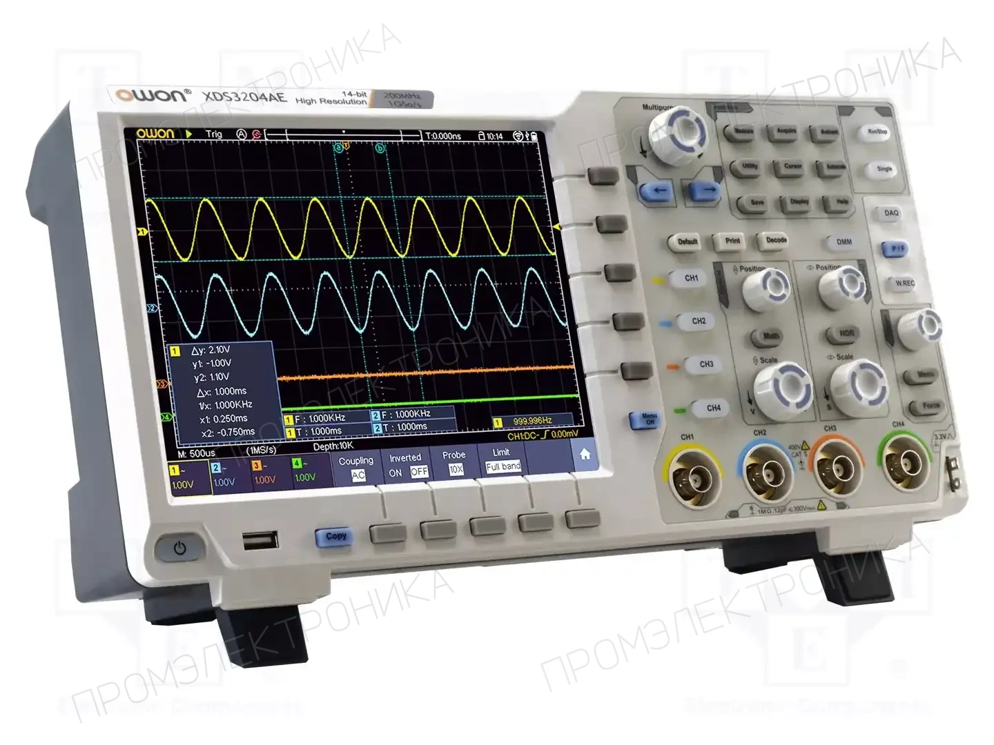 OWON XDS3204AE/B — Осциллоскопы цифровые