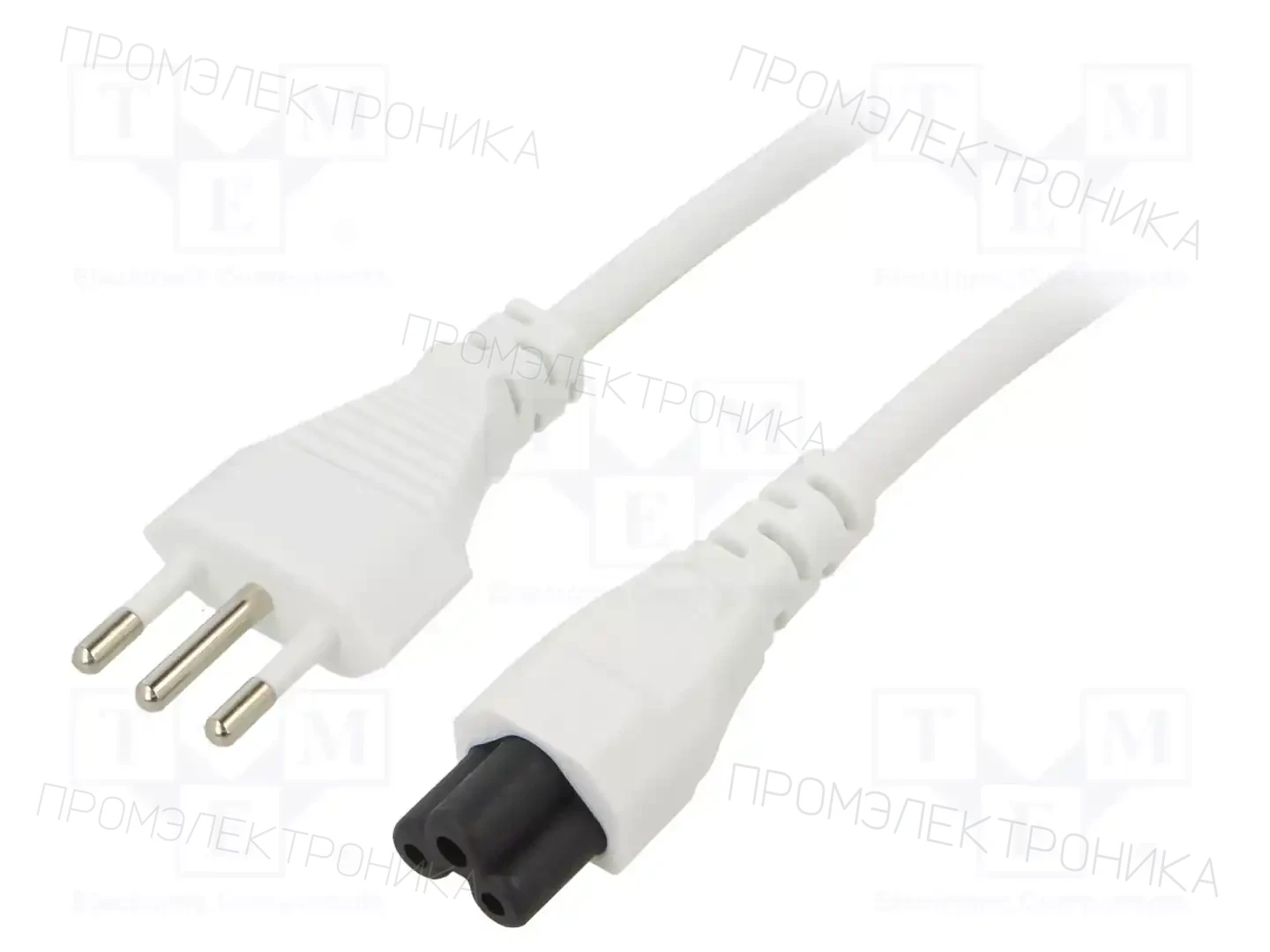 LIAN DUNG LT-319+535 H05VV-F 3X0.75 WHT 1M — Кабели питания компьютерные и универс